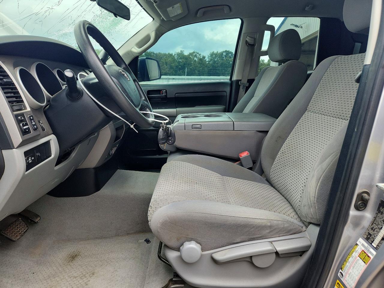 2011 Toyota Tundra Double Cab Sr5 Silver vin: 5TFRM5F16BX029358