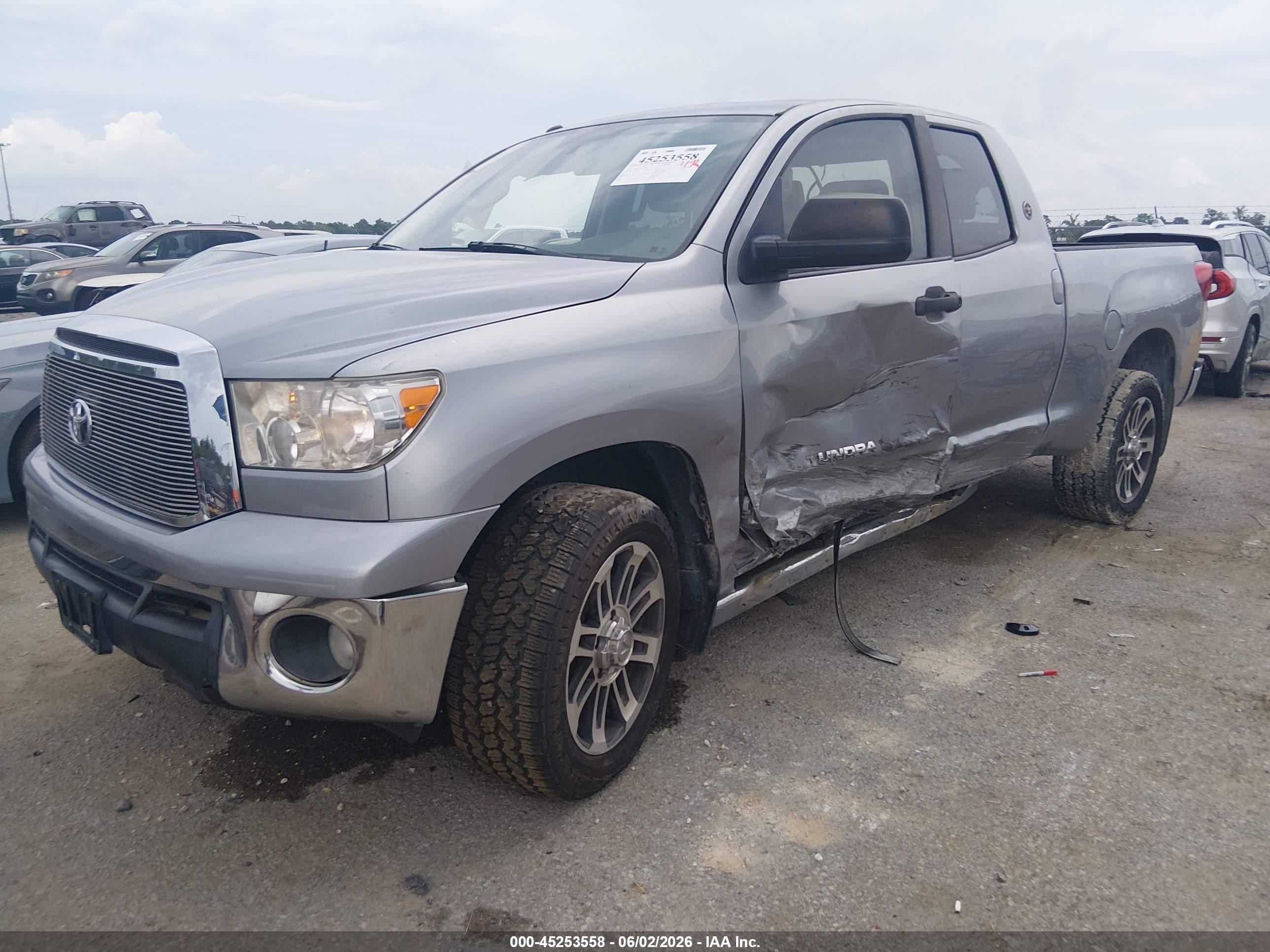 2013 Toyota Tundra Grade 4.6l V8 Gray vin: 5TFRM5F16DX060399