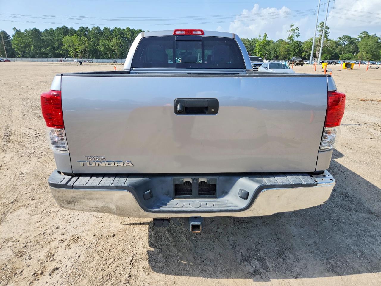 2013 Toyota Tundra Double Cab Sr5 Silver vin: 5TFRM5F16DX064288