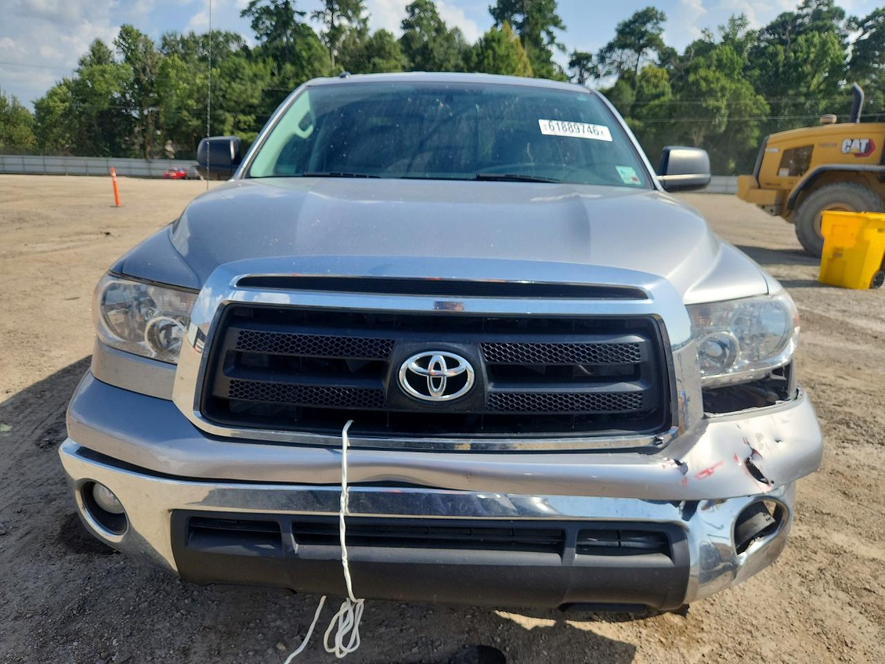 2013 Toyota Tundra Double Cab Sr5 Silver vin: 5TFRM5F16DX064288