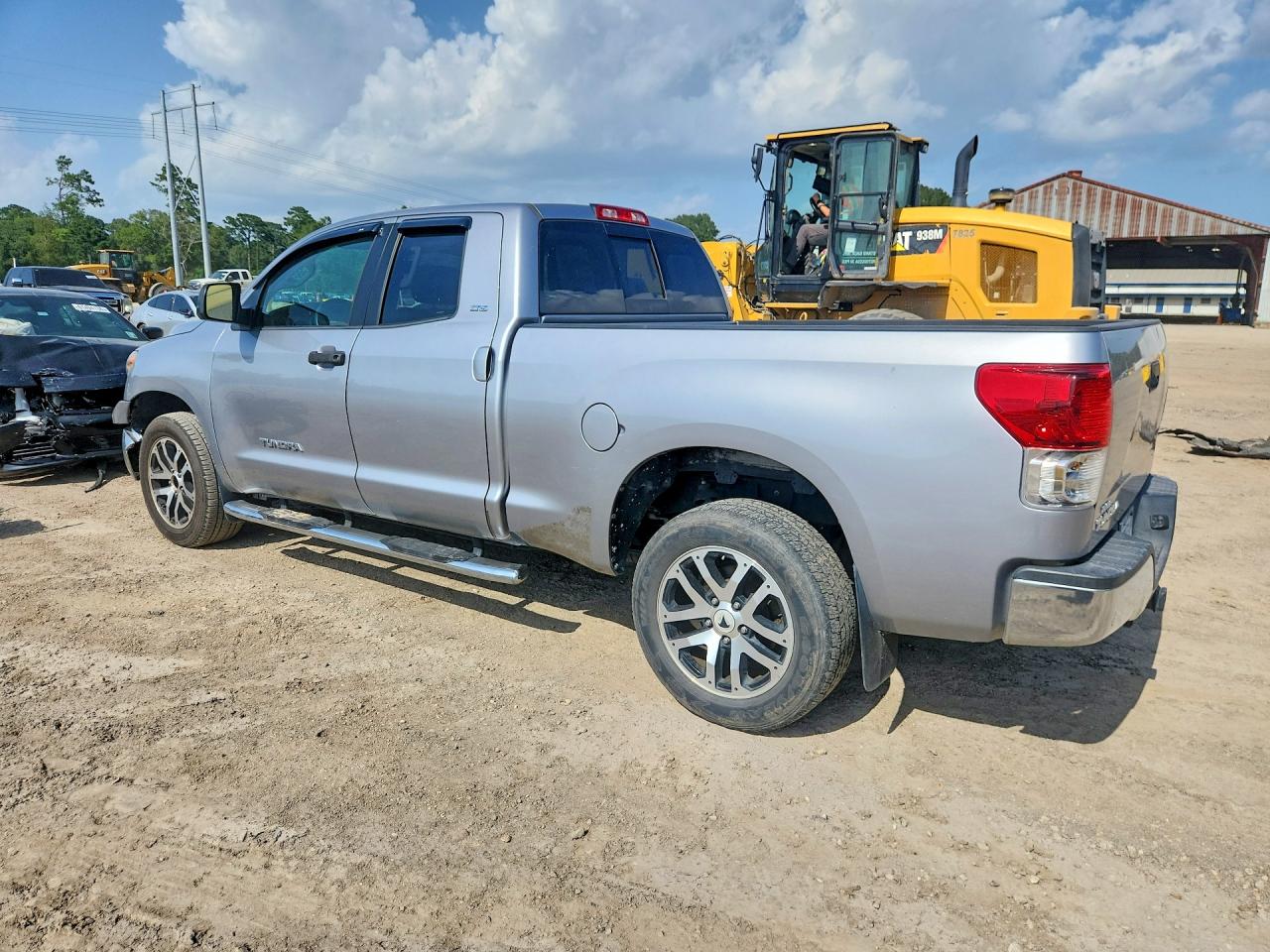 2013 Toyota Tundra Double Cab Sr5 Silver vin: 5TFRM5F16DX064288