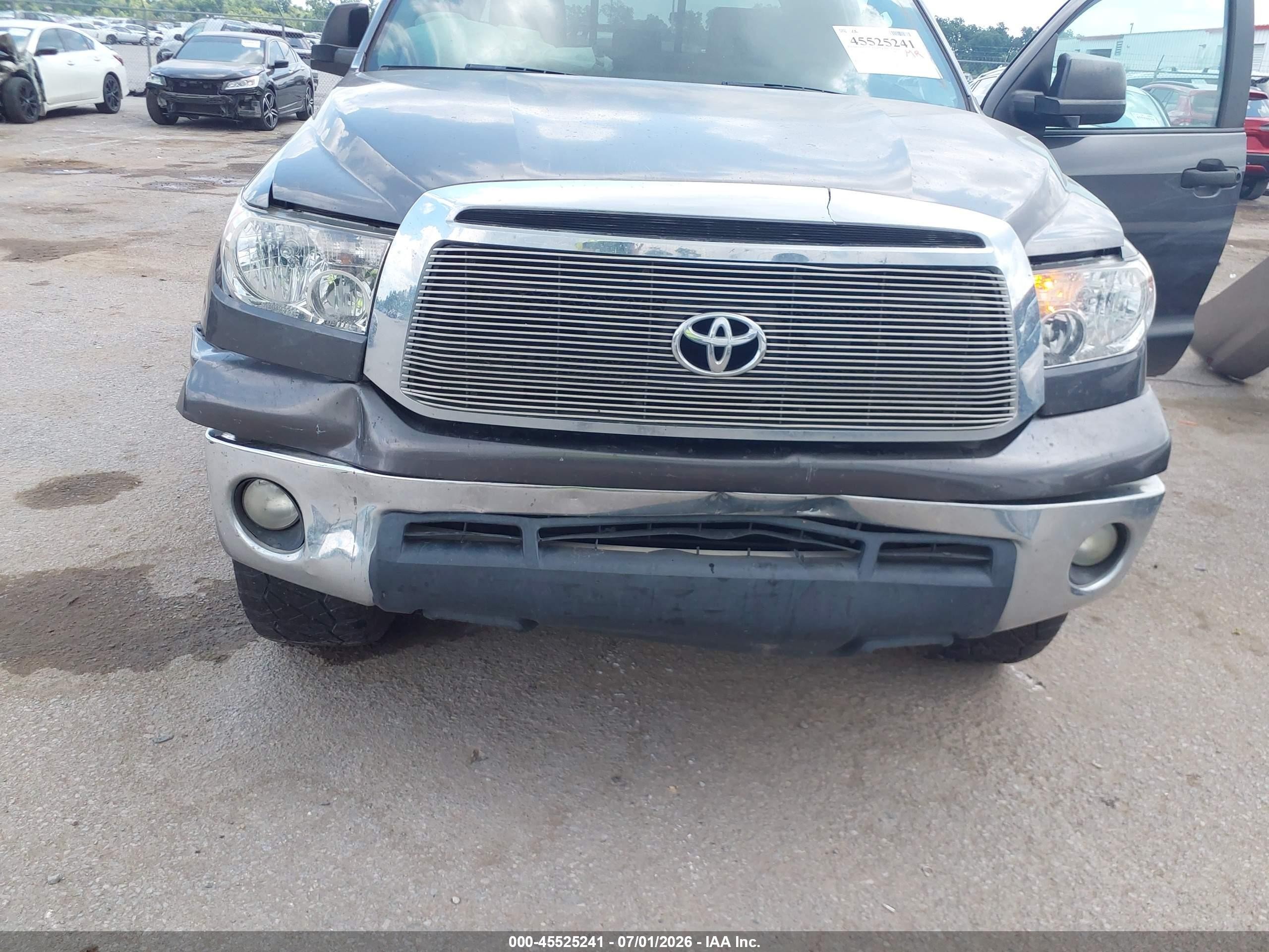 2013 Toyota Tundra Grade 4.6l V8 Gray vin: 5TFRM5F16DX065943