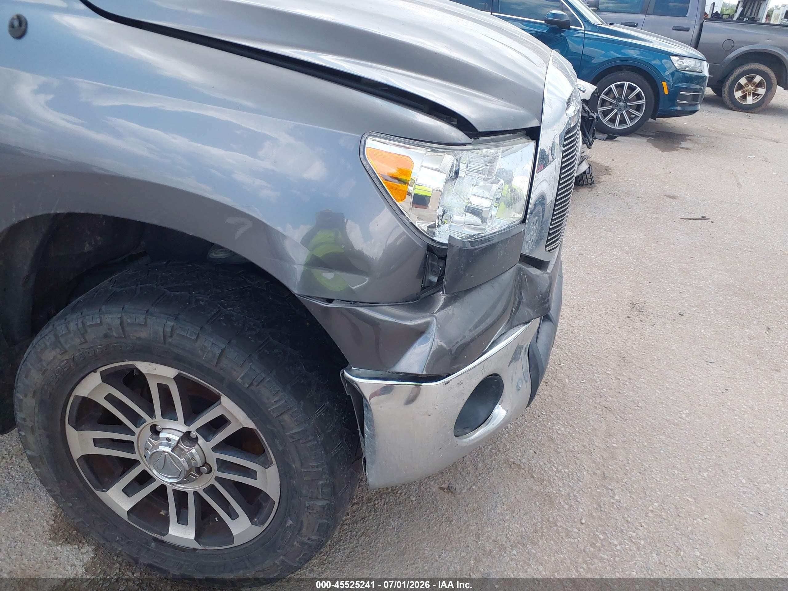 2013 Toyota Tundra Grade 4.6l V8 Gray vin: 5TFRM5F16DX065943