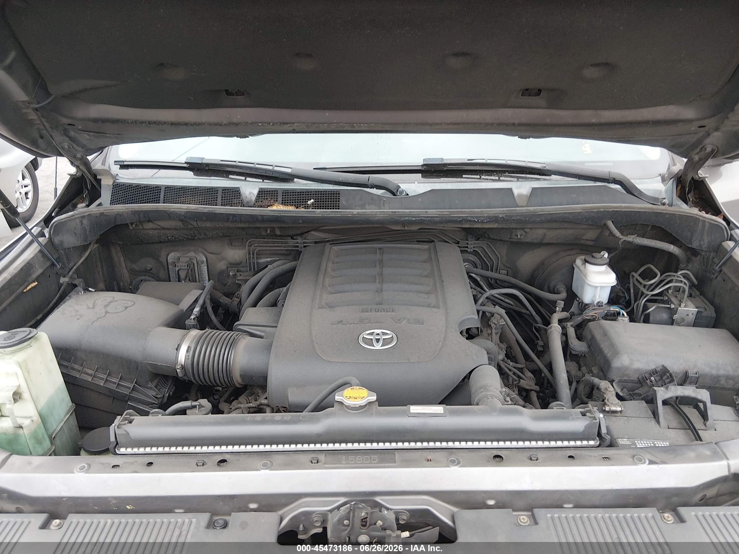2014 Toyota Tundra Sr5 4.6l V8 Серый vin: 5TFRM5F16EX075048