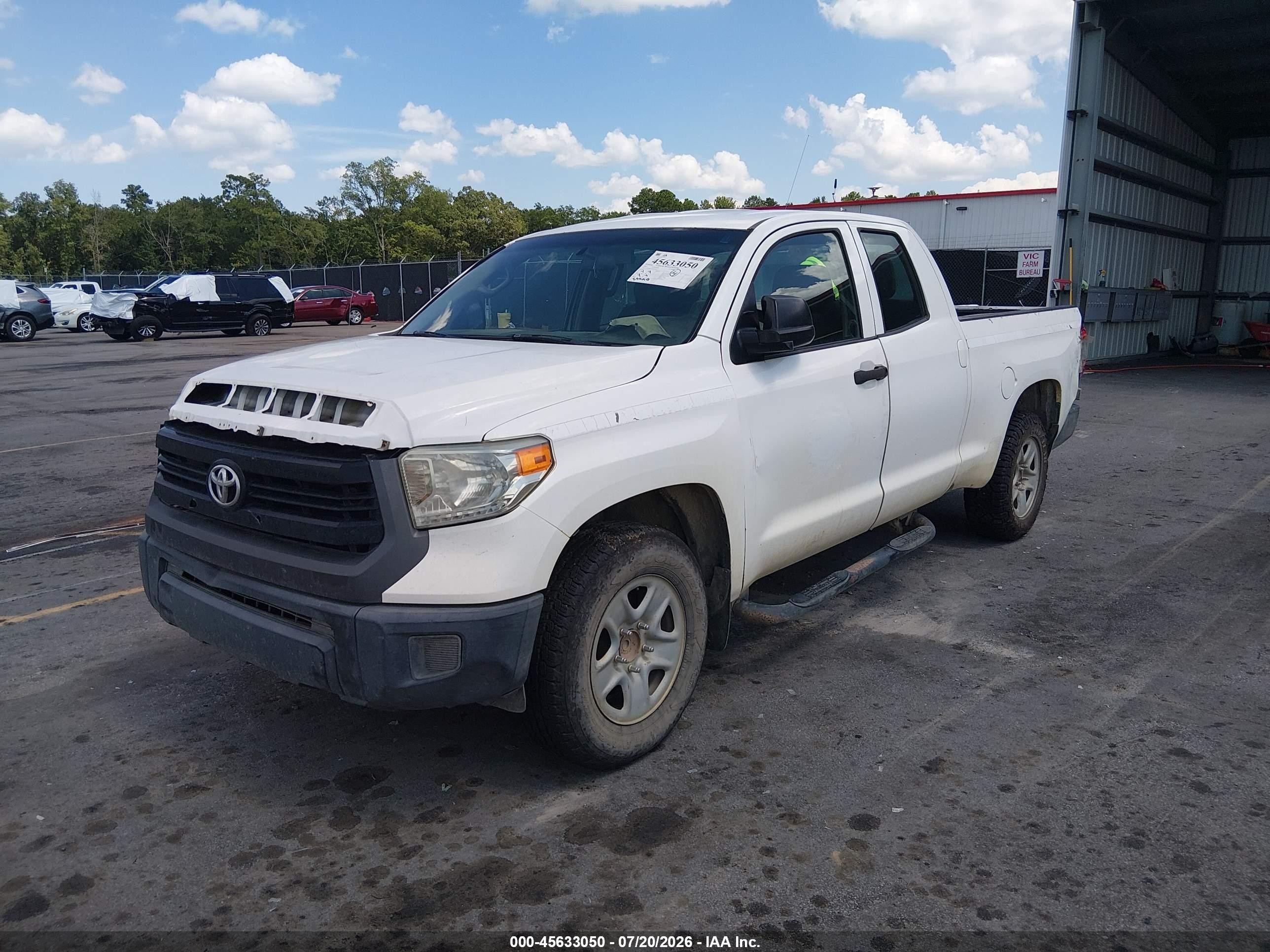 2015 Toyota Tundra Sr 4.6l V8 Белый vin: 5TFRM5F16FX082647