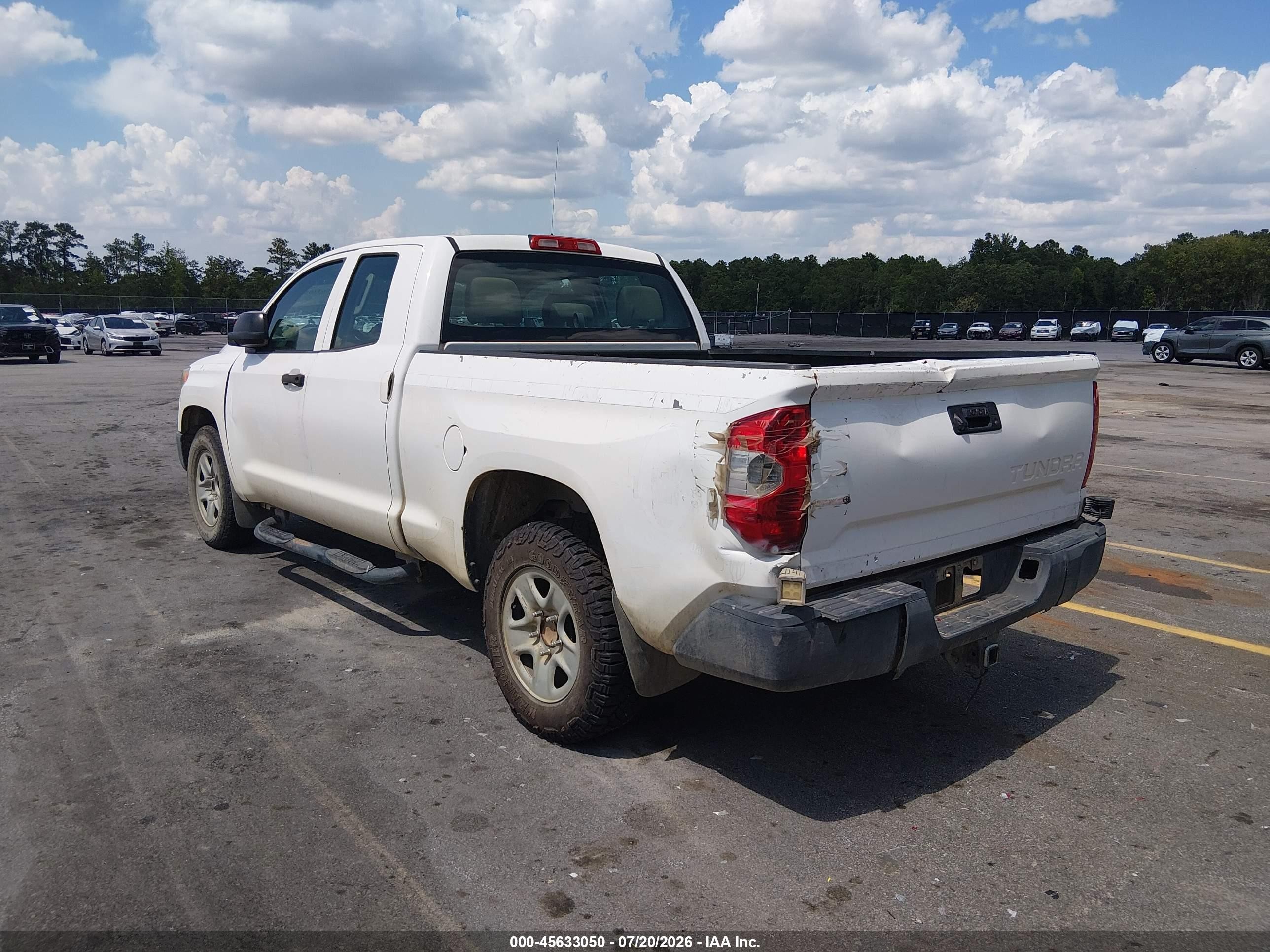 2015 Toyota Tundra Sr 4.6l V8 Белый vin: 5TFRM5F16FX082647