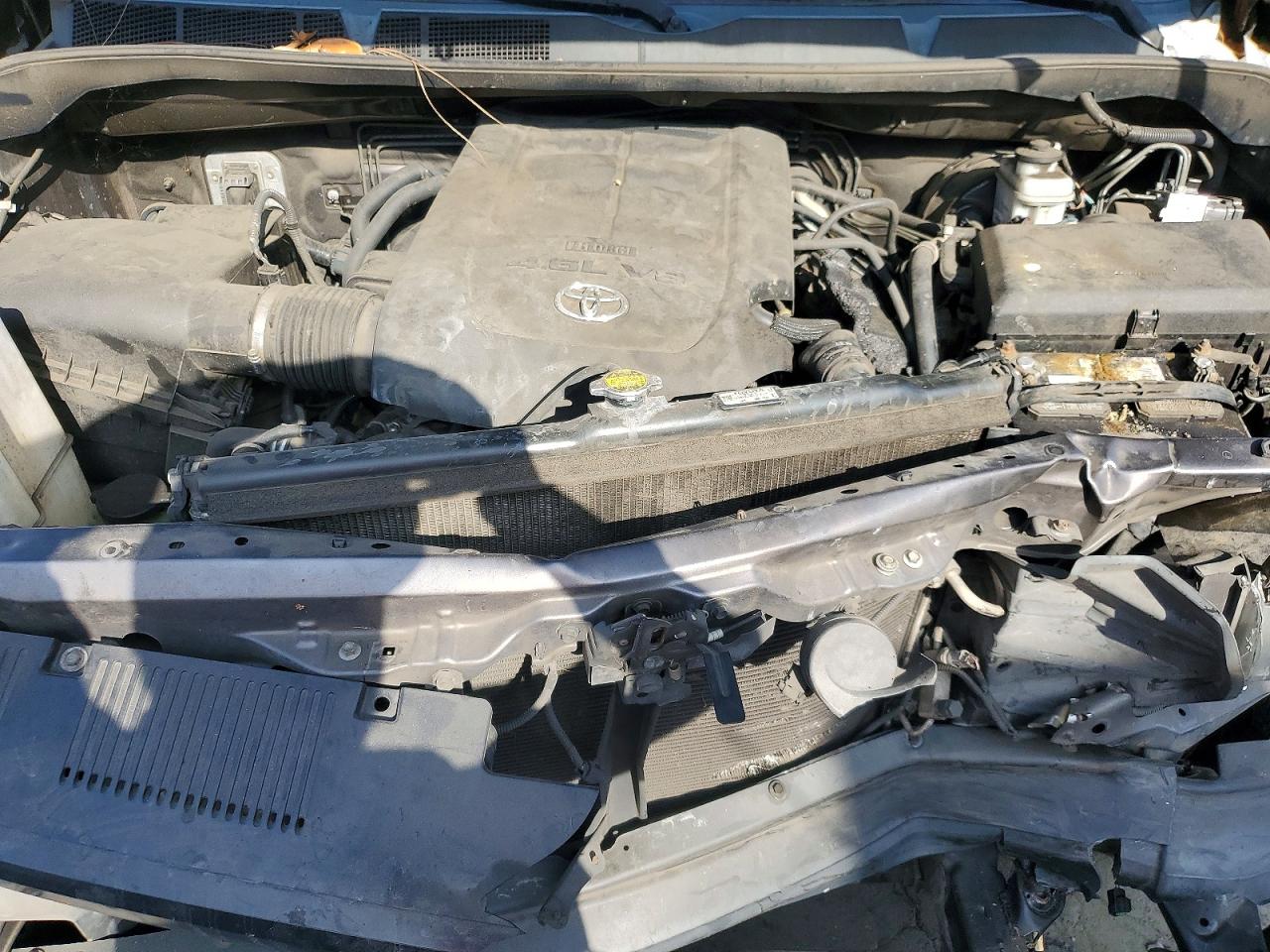 2015 Toyota Tundra Sr Gray vin: 5TFRM5F16FX082809