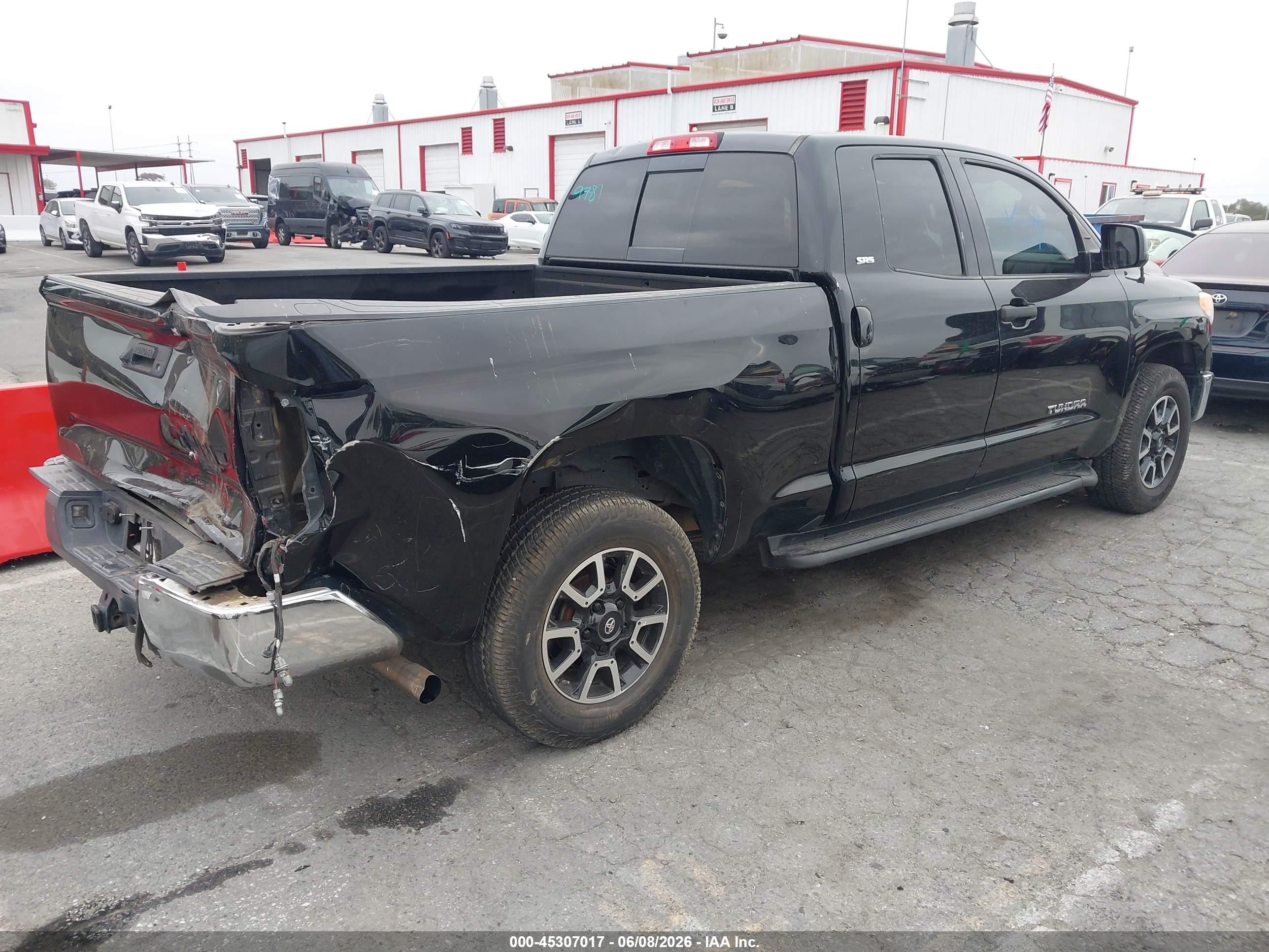 2015 Toyota Tundra Sr5 4.6l V8 Black vin: 5TFRM5F16FX092661