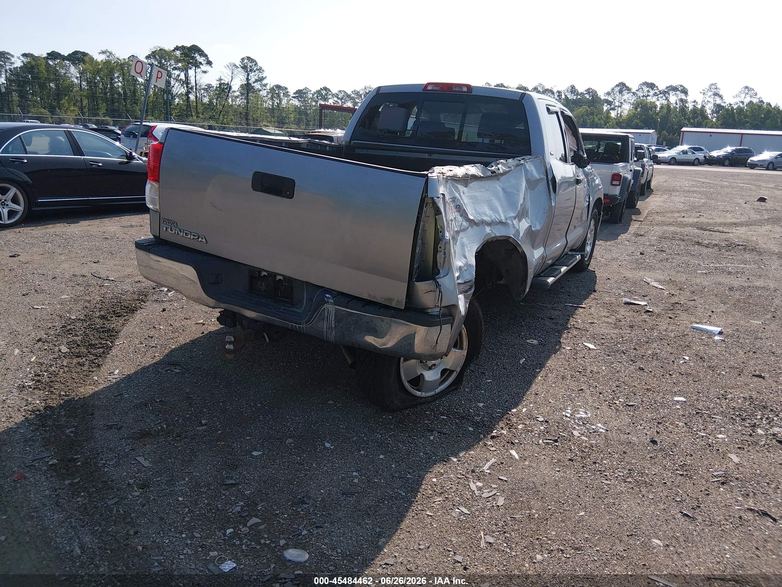 2010 Toyota Tundra Grade 4.6l V8 Silver vin: 5TFRM5F17AX006069