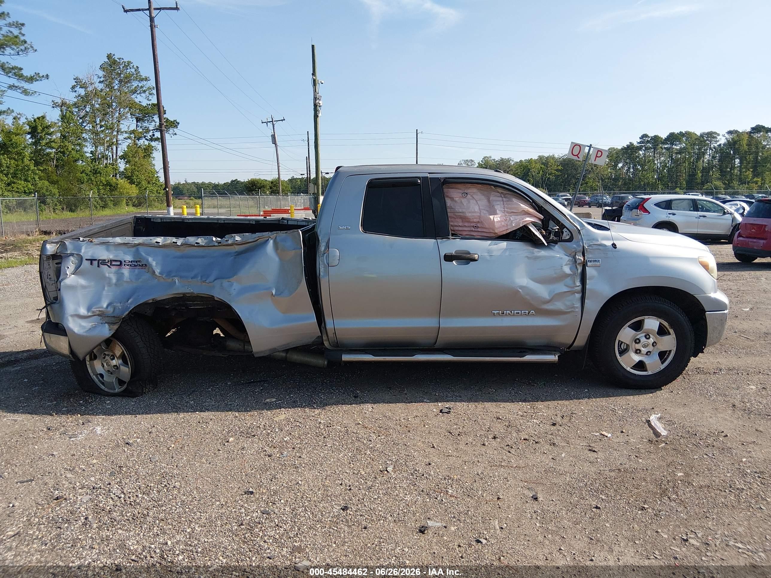 2010 Toyota Tundra Grade 4.6l V8 Silver vin: 5TFRM5F17AX006069