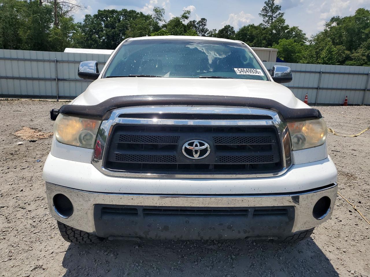 2010 Toyota Tundra Double Cab Sr5 White vin: 5TFRM5F17AX008193