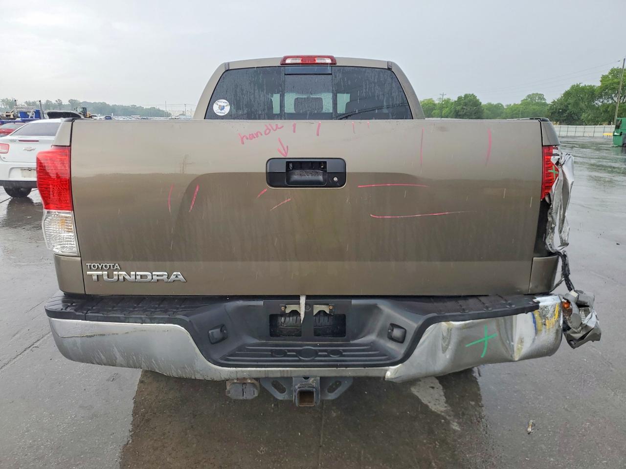 2010 Toyota Tundra Double Cab Sr5 Tan vin: 5TFRM5F17AX010350