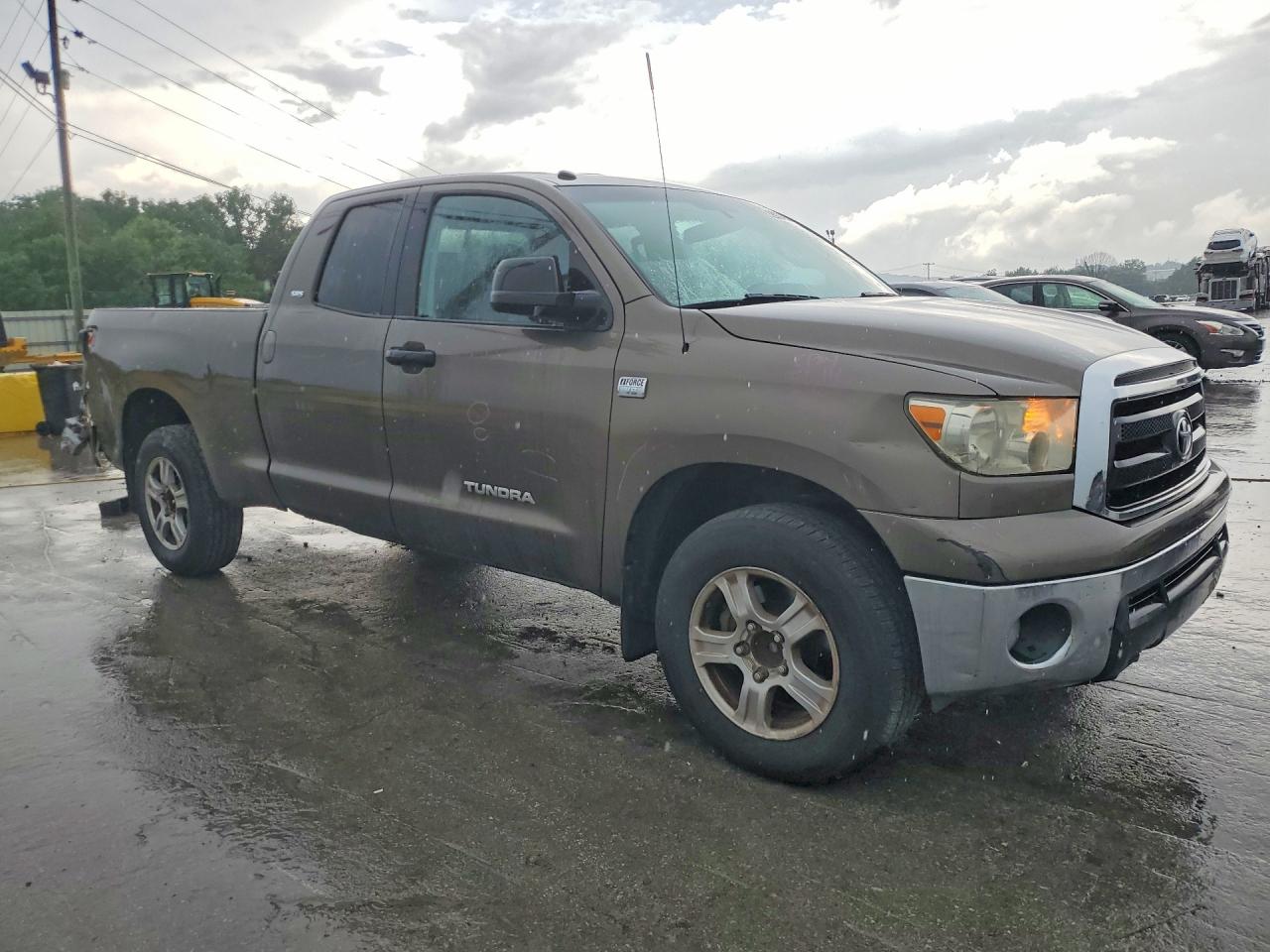 2010 Toyota Tundra Double Cab Sr5 Tan vin: 5TFRM5F17AX010350