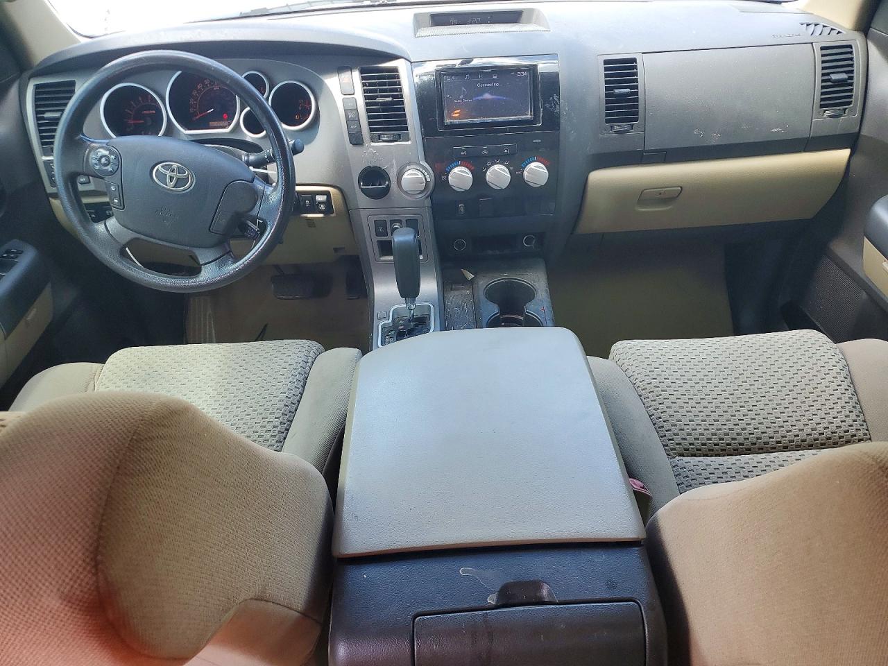 2010 Toyota Tundra Double Cab Sr5 Коричневый vin: 5TFRM5F17AX014866