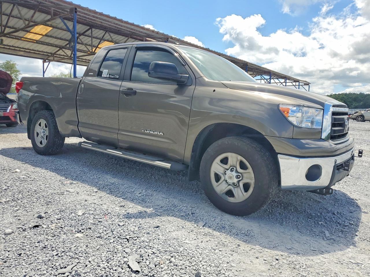 2010 Toyota Tundra Double Cab Sr5 Коричневый vin: 5TFRM5F17AX014866