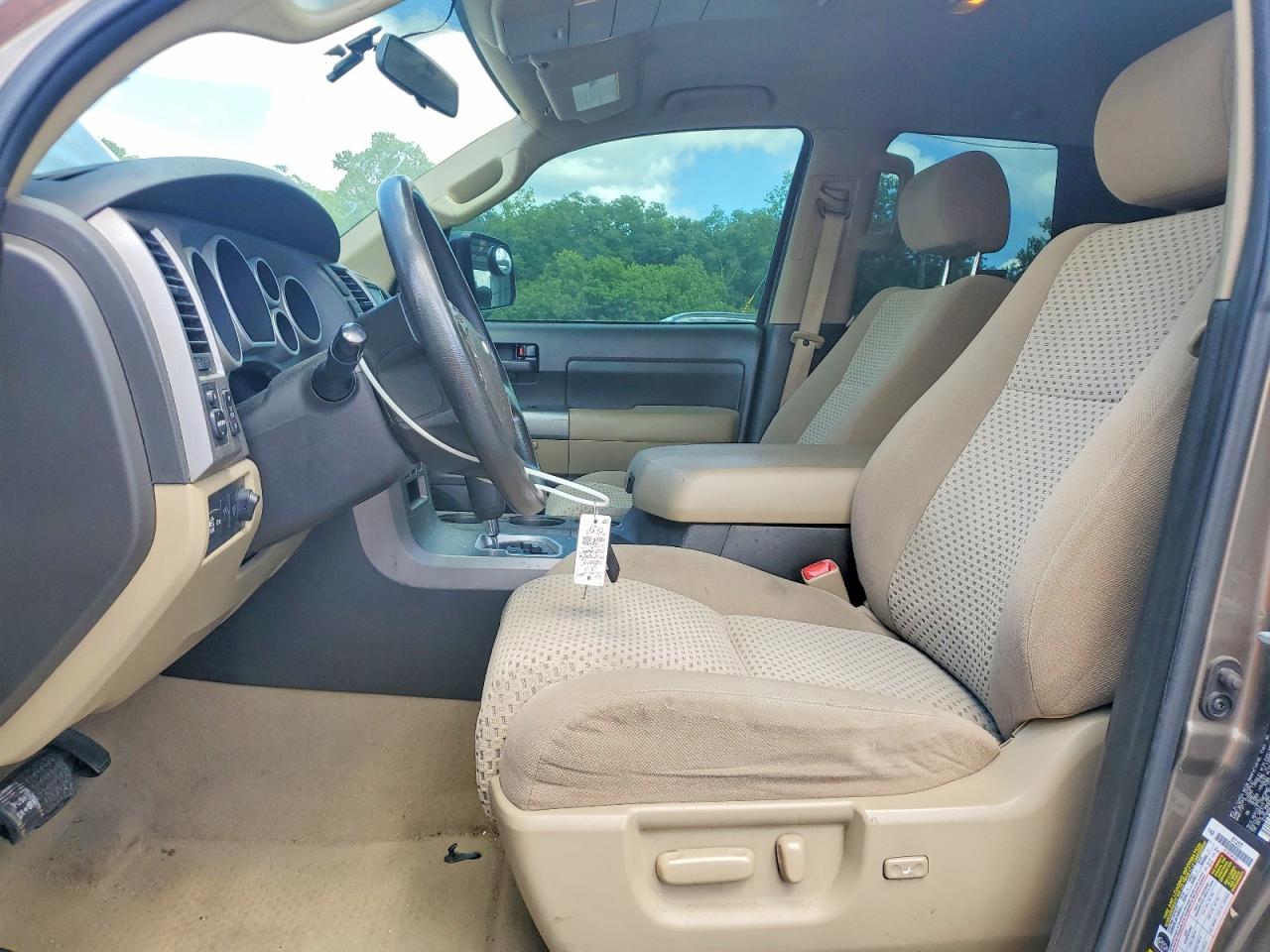 2010 Toyota Tundra Double Cab Sr5 Коричневый vin: 5TFRM5F17AX014866
