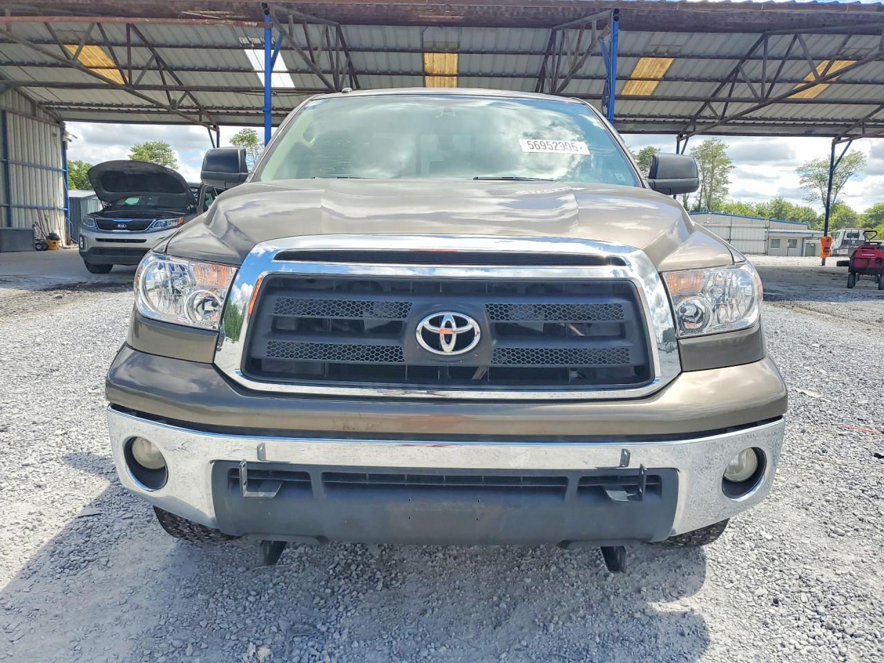 2010 Toyota Tundra Double Cab Sr5 Коричневый vin: 5TFRM5F17AX014866