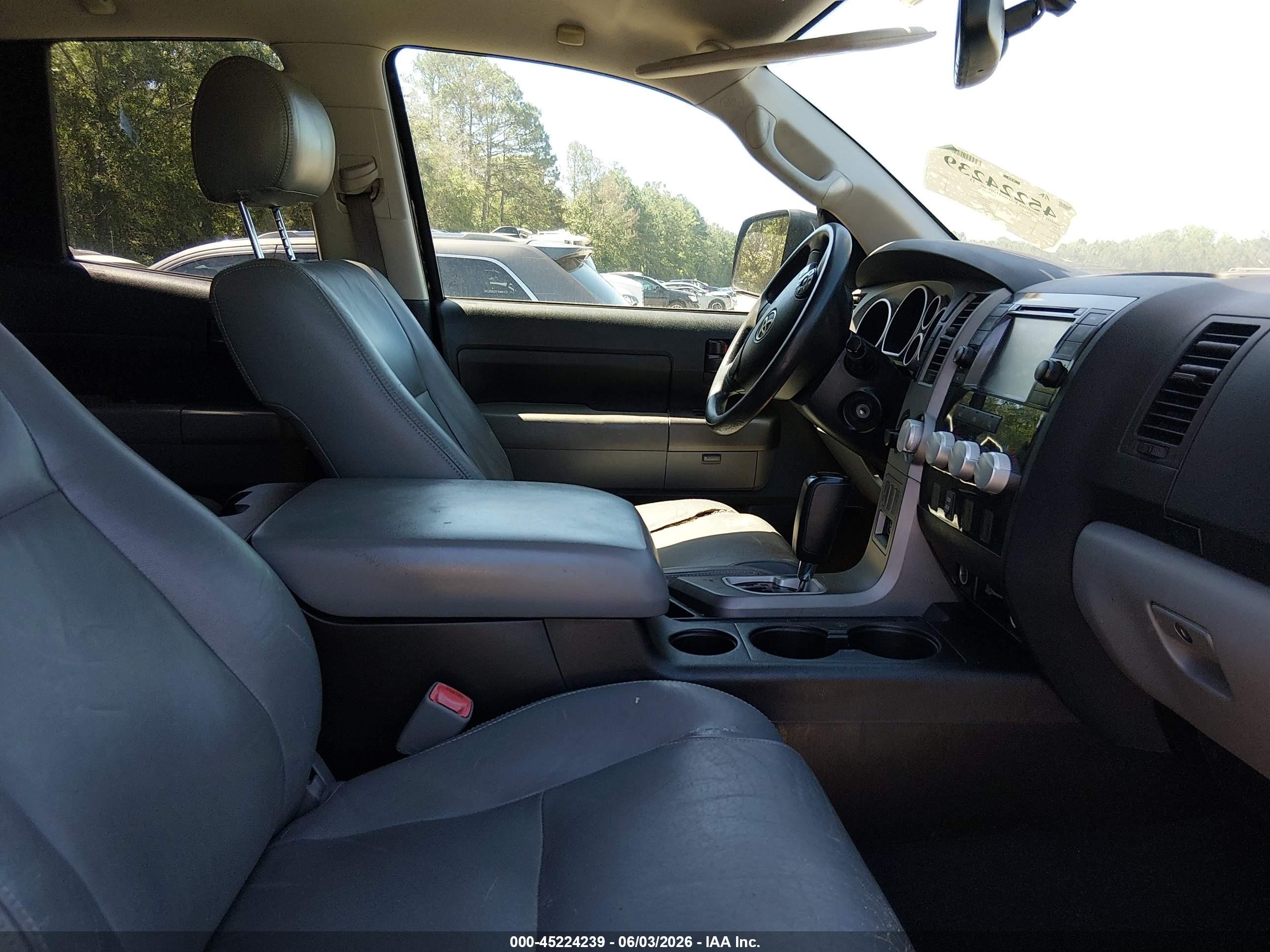 2012 Toyota Tundra Grade 4.6l V8 Black vin: 5TFRM5F17CX036286