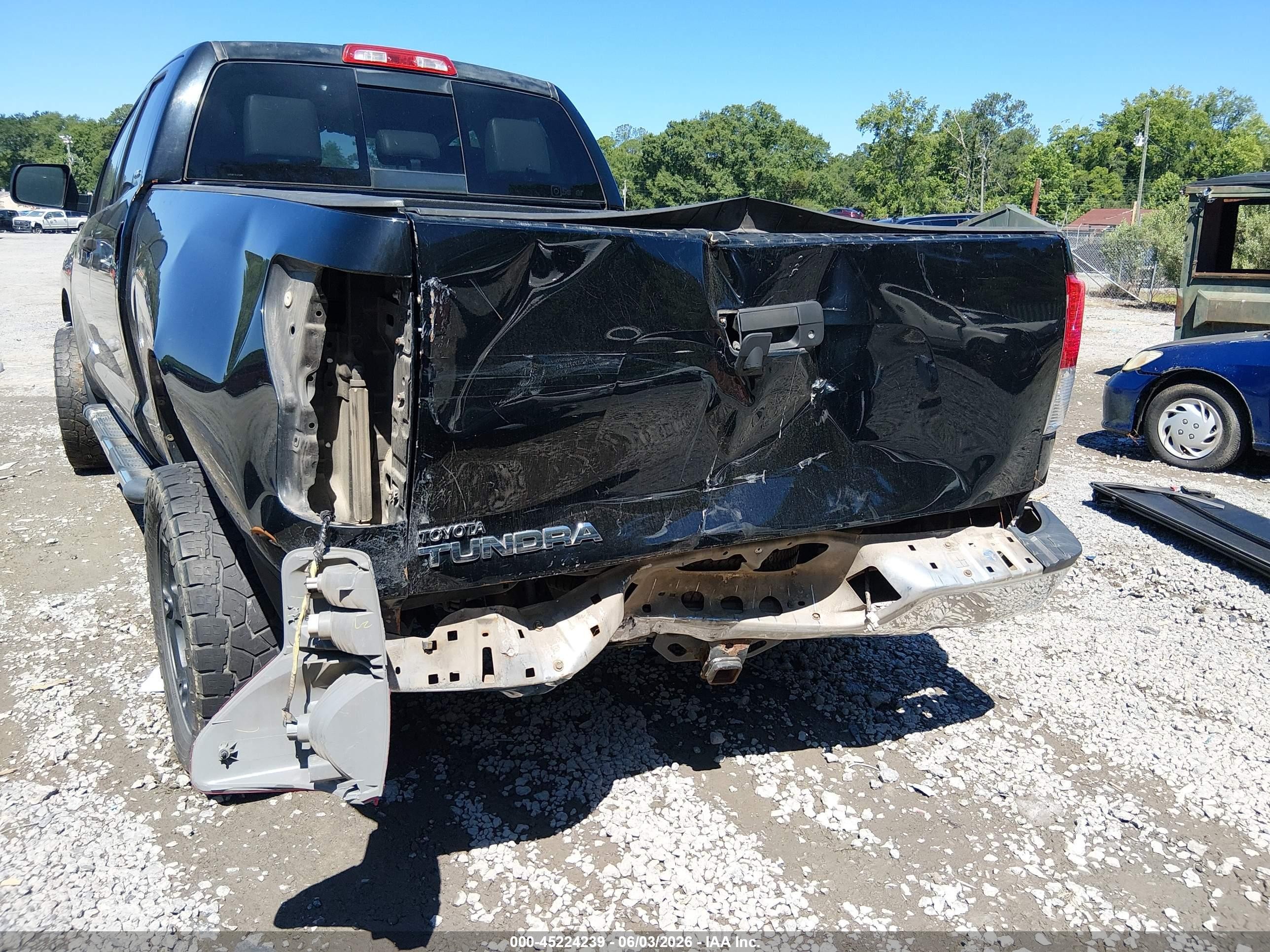 2012 Toyota Tundra Grade 4.6l V8 Black vin: 5TFRM5F17CX036286
