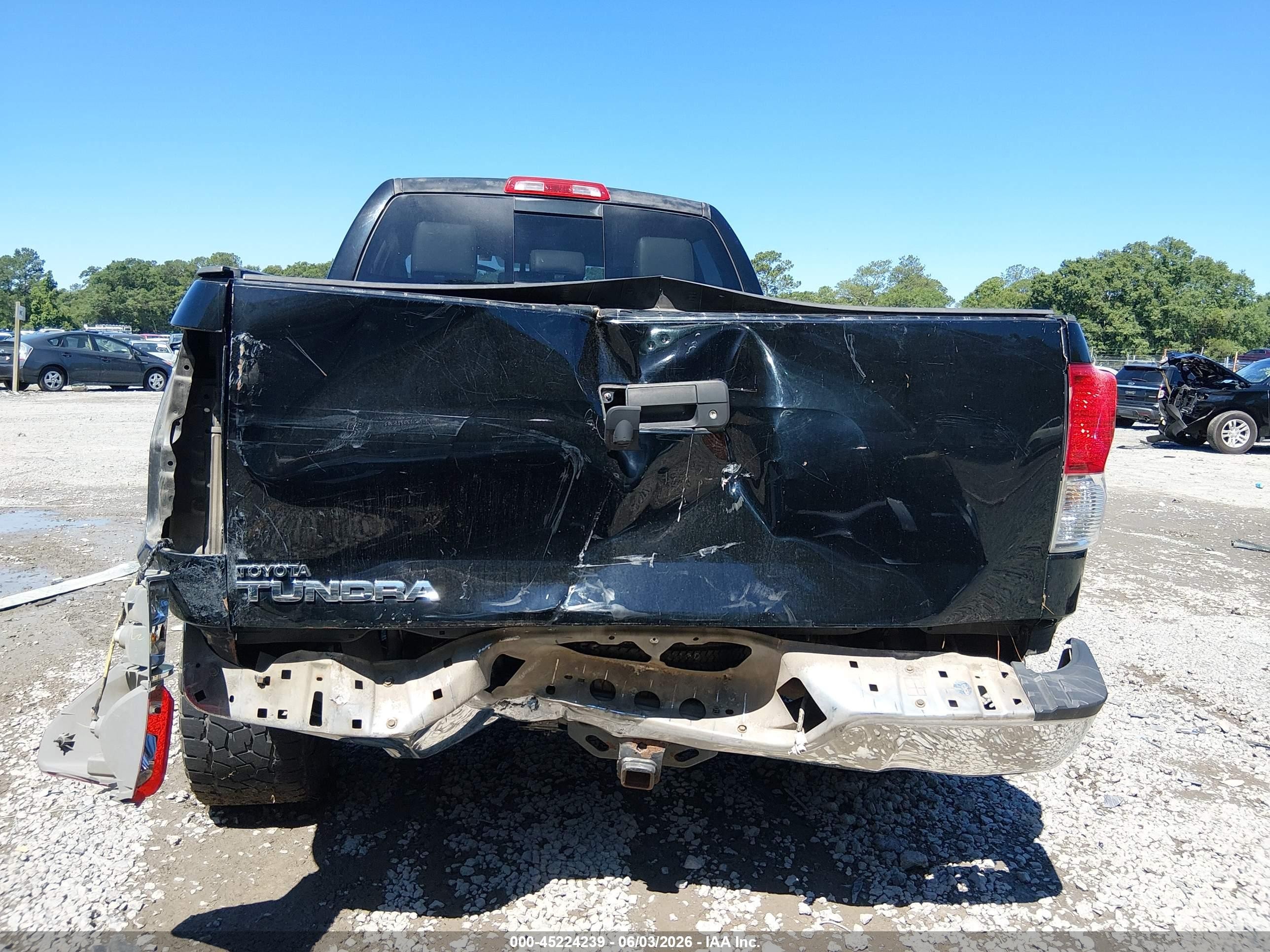 2012 Toyota Tundra Grade 4.6l V8 Black vin: 5TFRM5F17CX036286