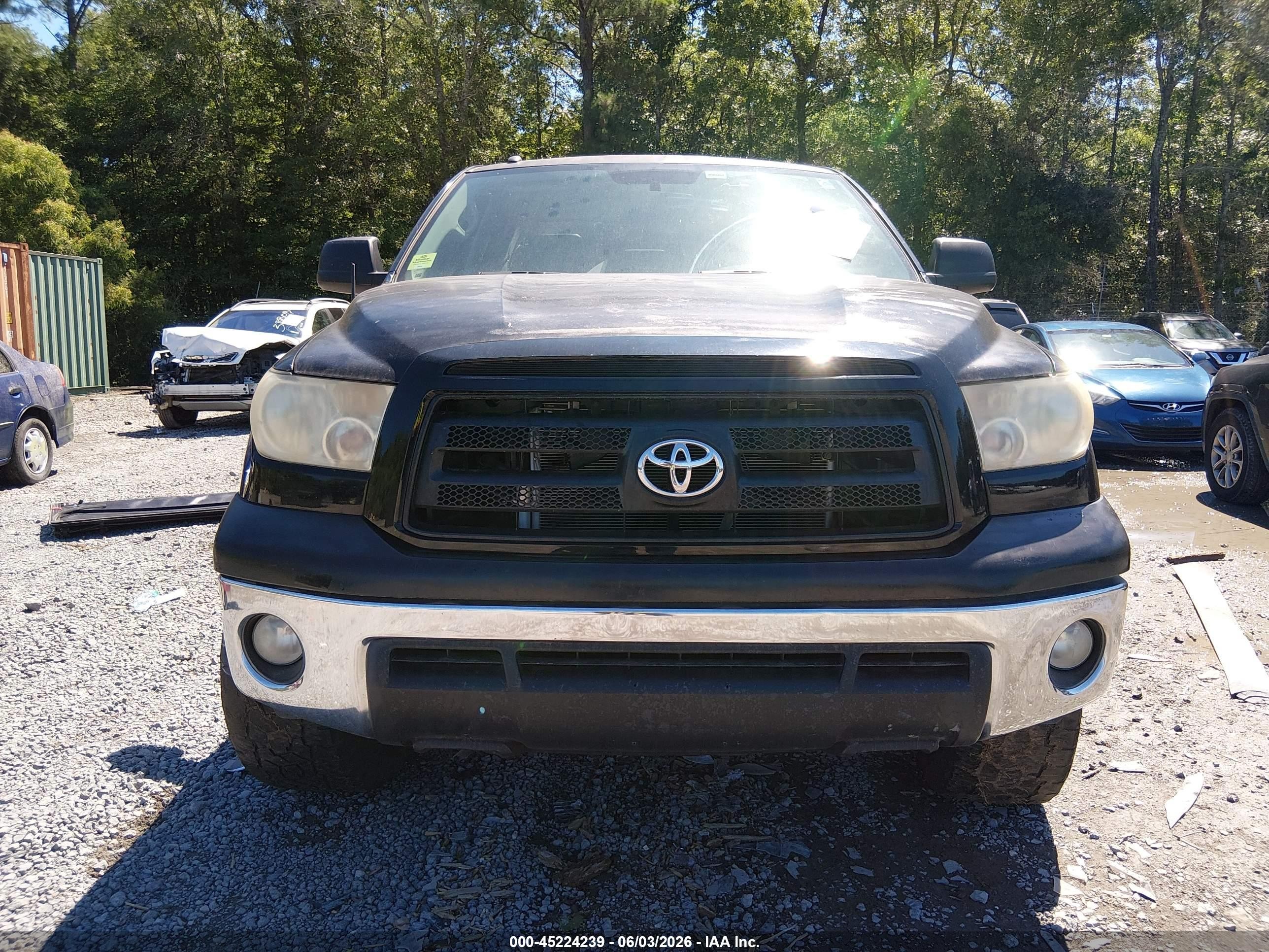 2012 Toyota Tundra Grade 4.6l V8 Black vin: 5TFRM5F17CX036286