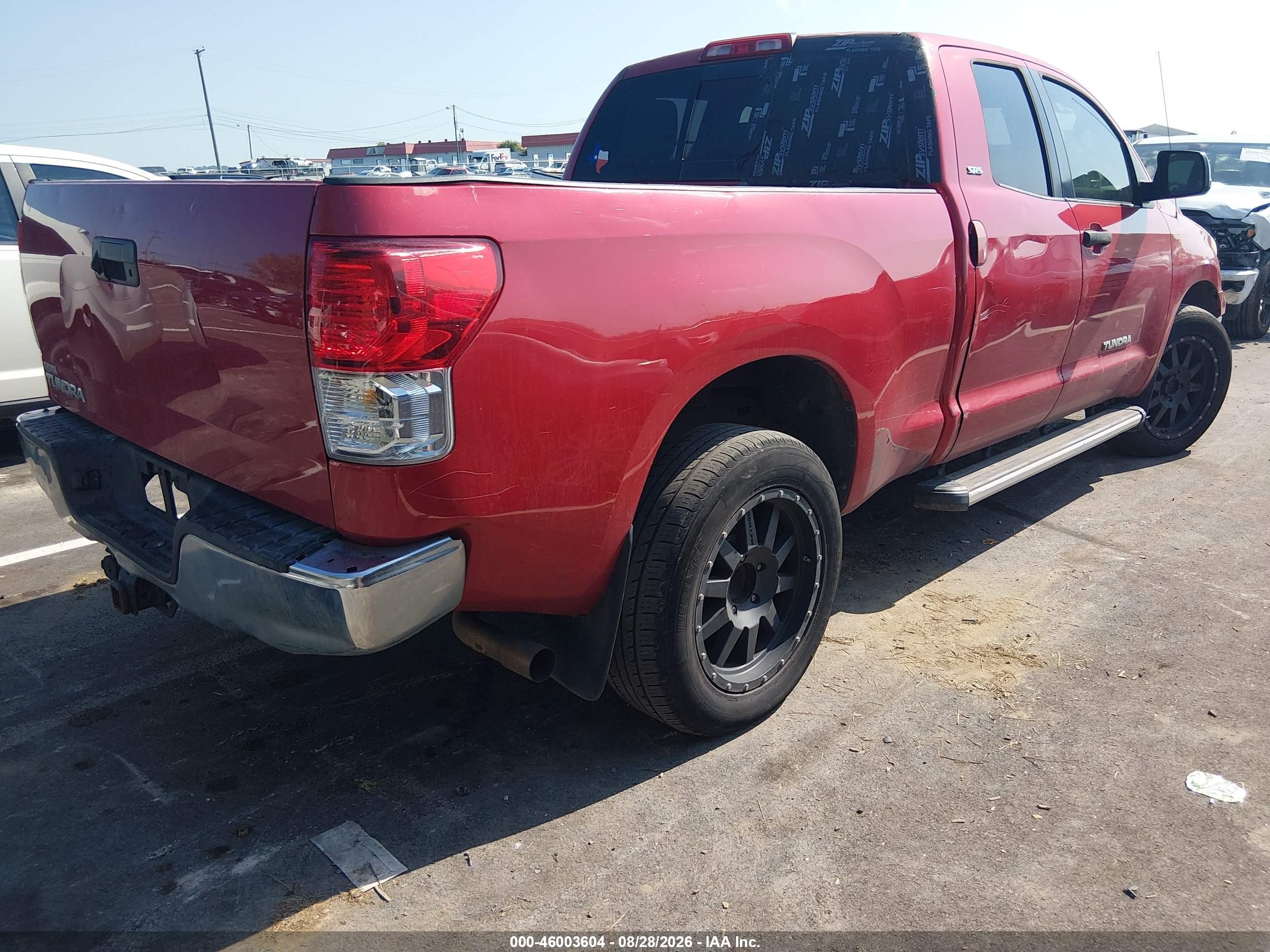 2012 Toyota Tundra Grade 4.6l V8 Red vin: 5TFRM5F17CX038359