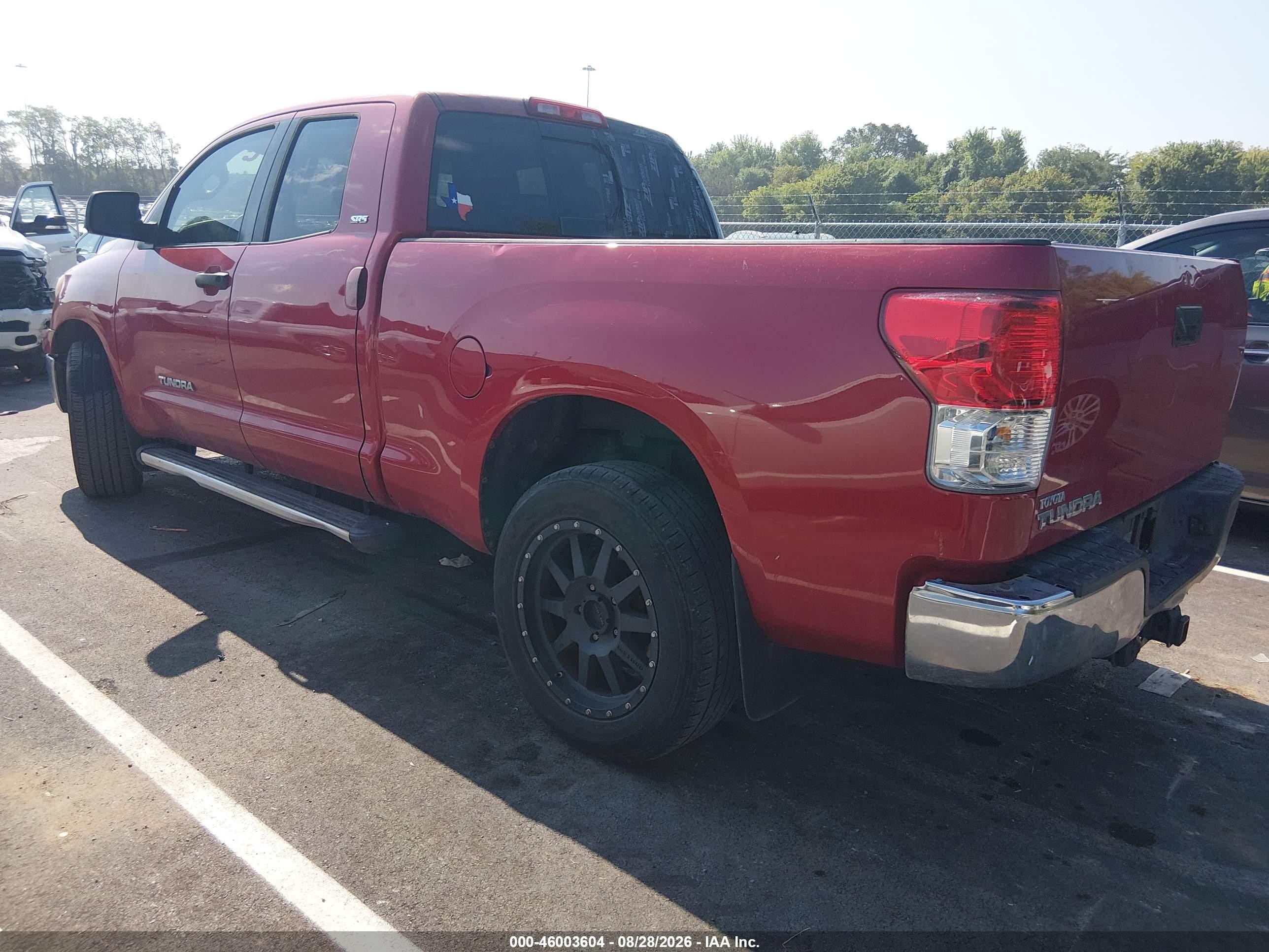 2012 Toyota Tundra Grade 4.6l V8 Red vin: 5TFRM5F17CX038359