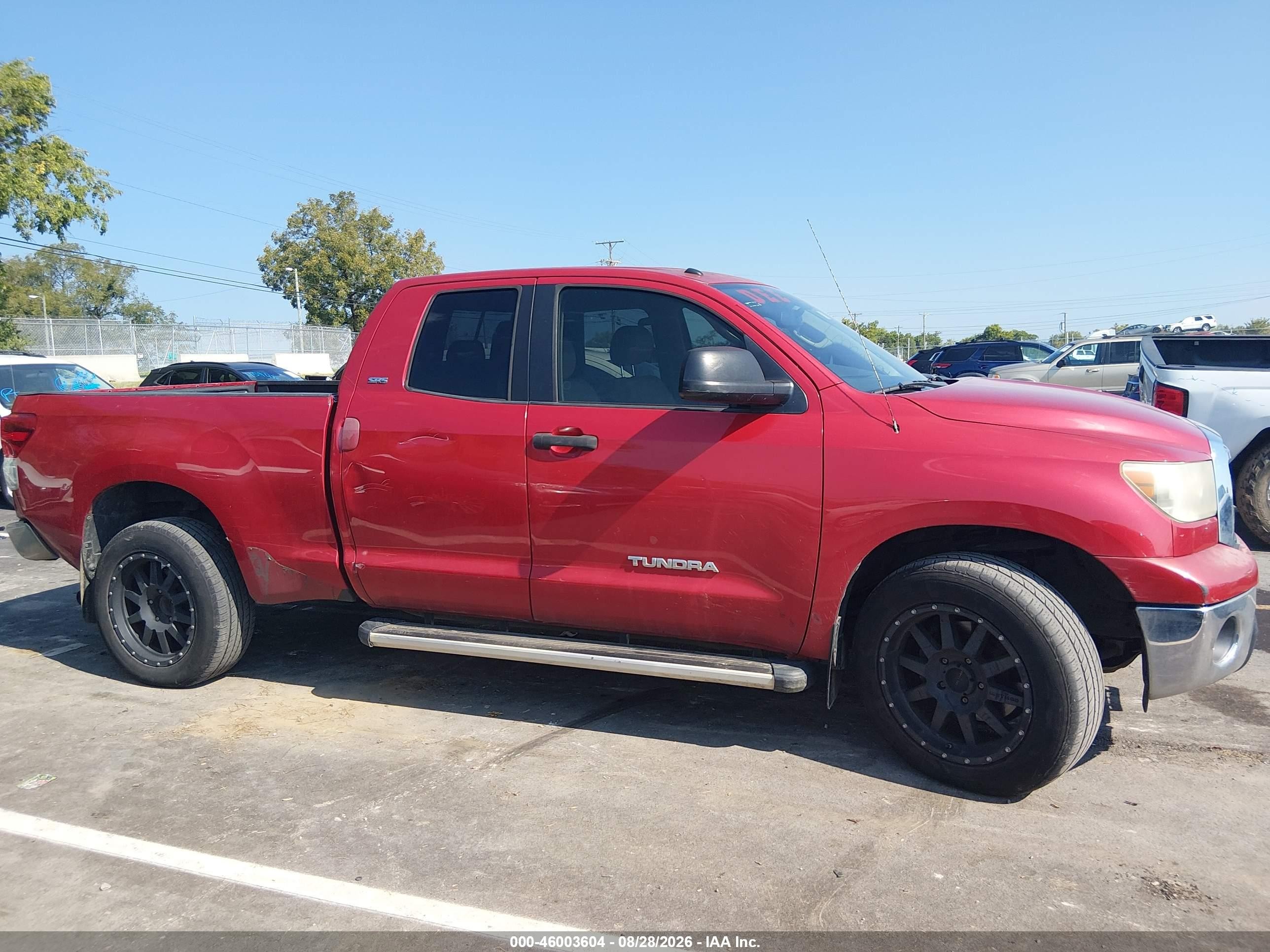 2012 Toyota Tundra Grade 4.6l V8 Red vin: 5TFRM5F17CX038359
