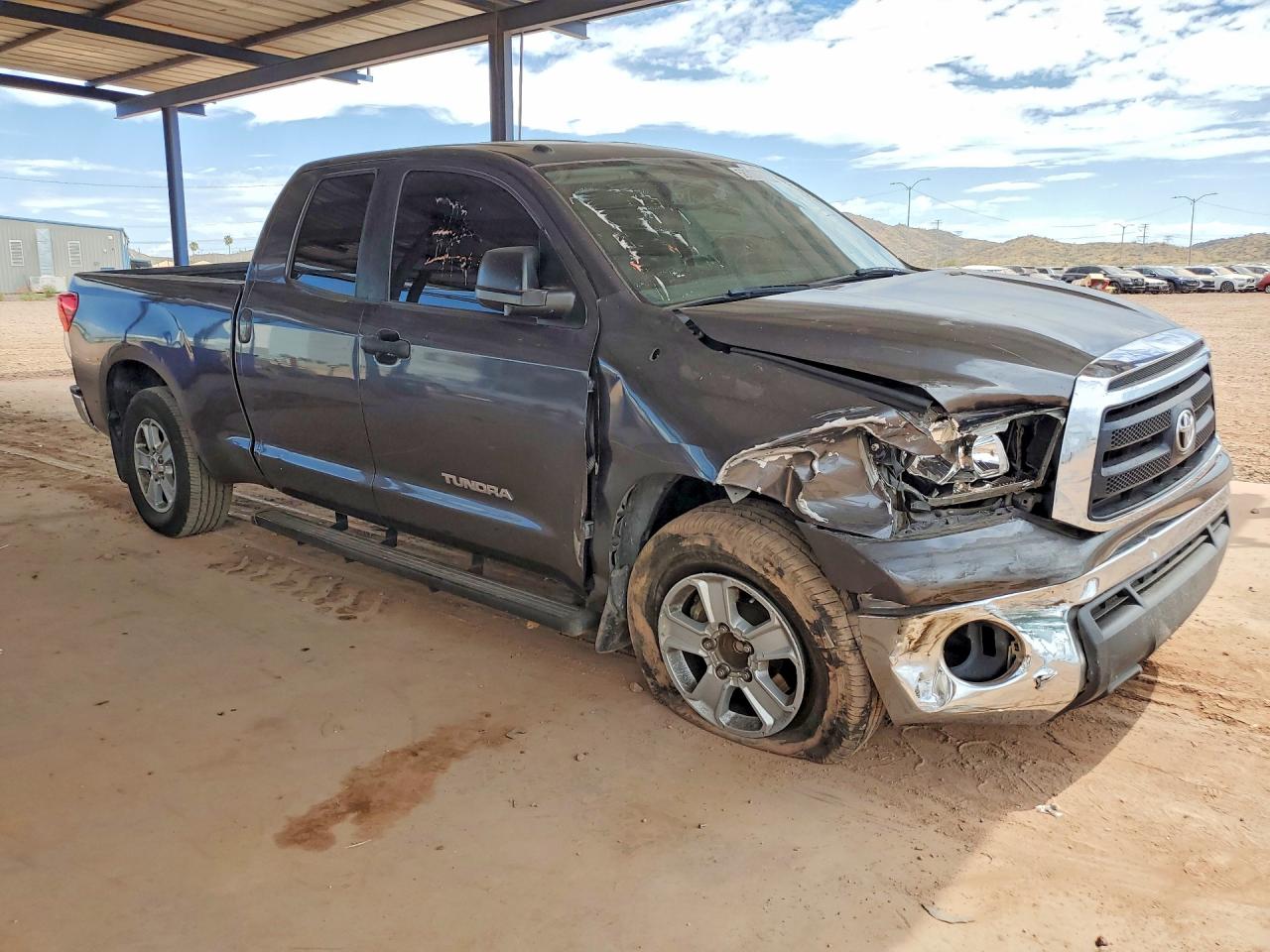 2012 Toyota Tundra Double Cab Sr5 Gray vin: 5TFRM5F17CX038426