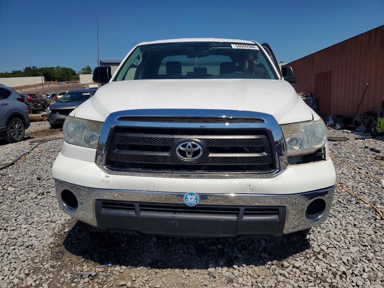 2012 Toyota Tundra Double Cab Sr5 White vin: 5TFRM5F17CX043917