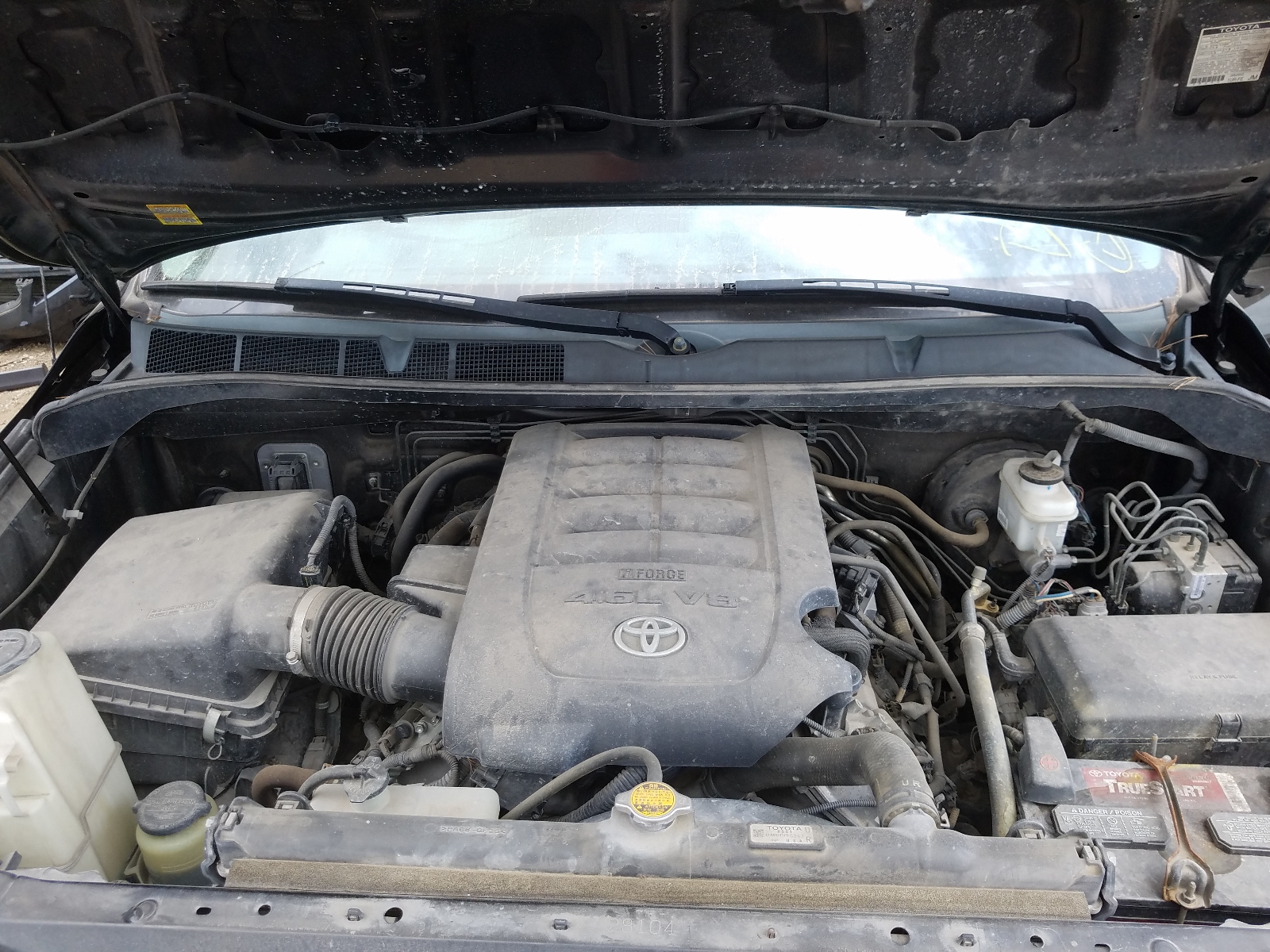 2012 Toyota Tundra Double Cab Sr5 Black vin: 5TFRM5F17CX046686