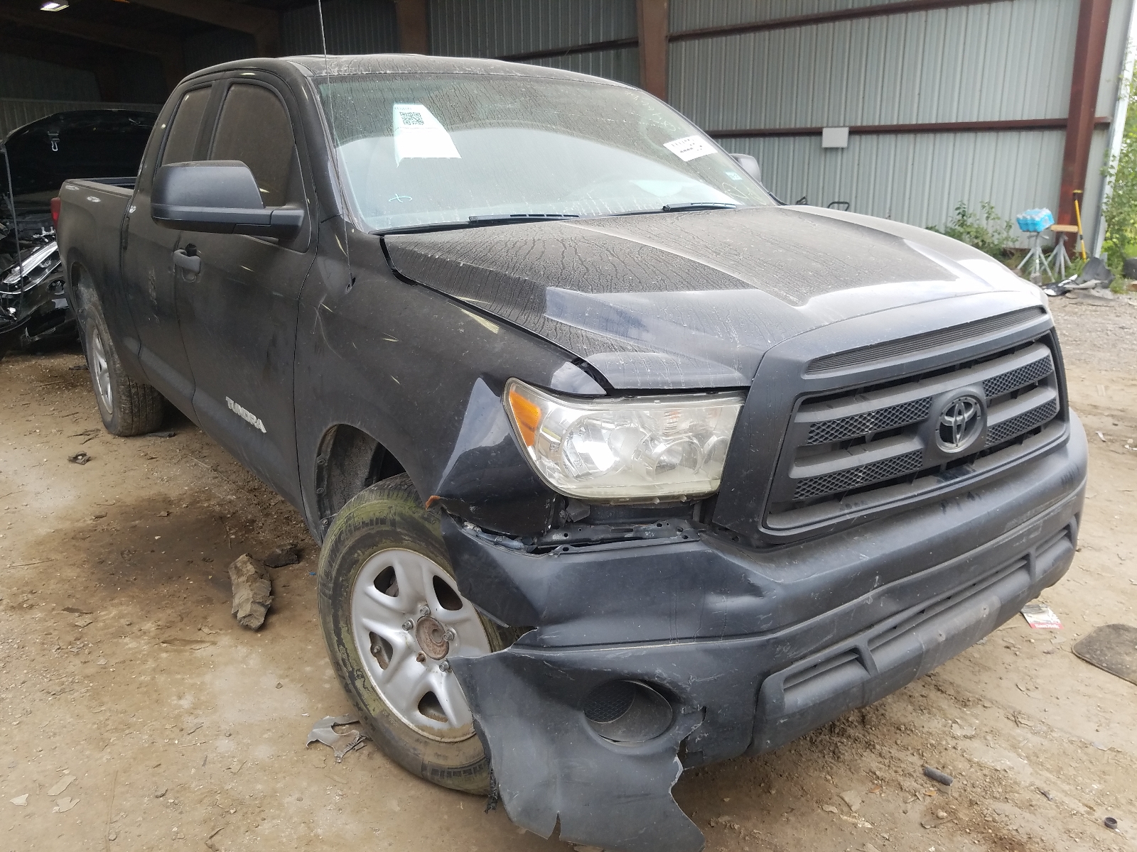 2012 Toyota Tundra Double Cab Sr5 Black vin: 5TFRM5F17CX046686