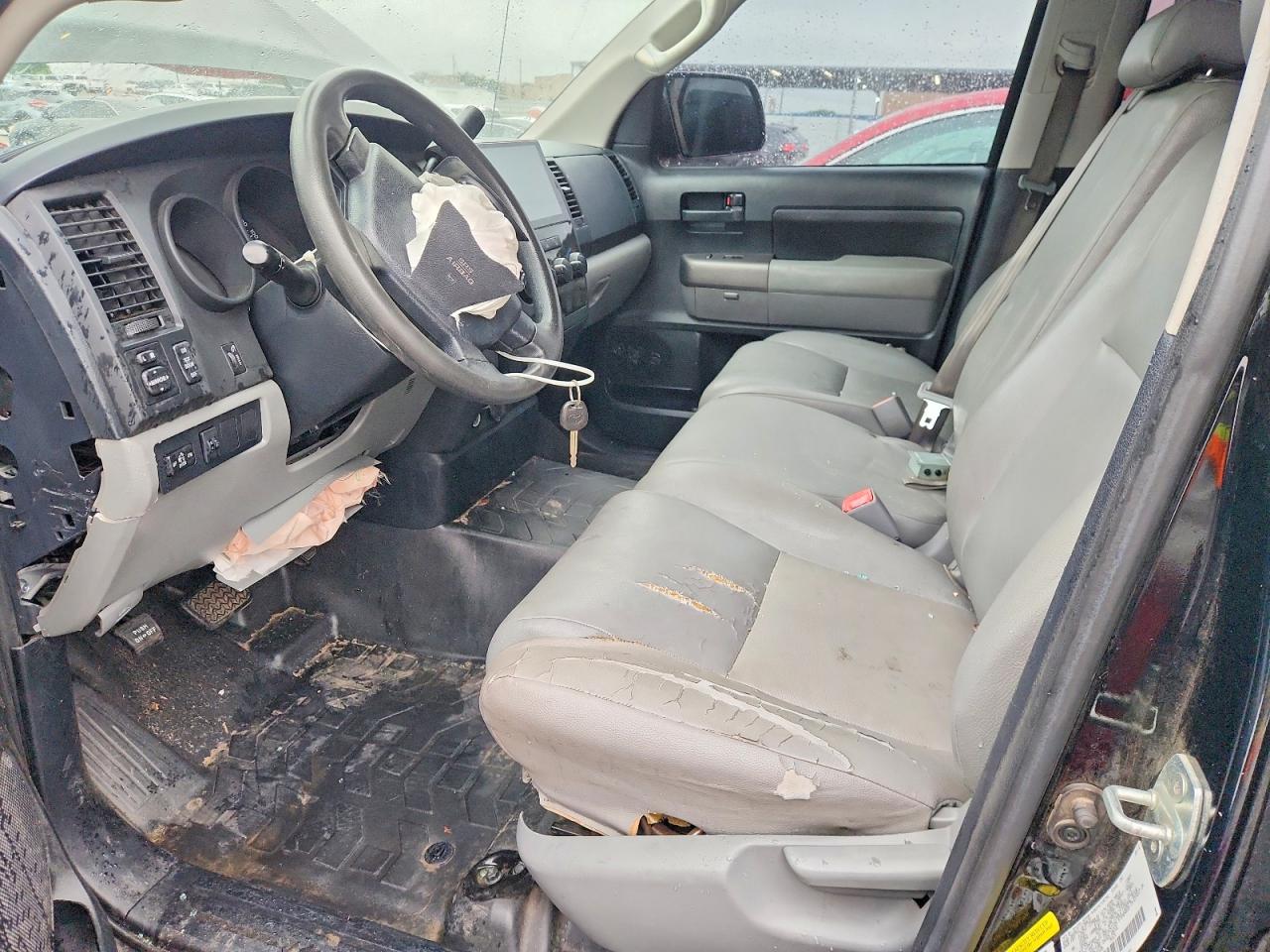 2012 Toyota Tundra Double Cab Sr5 Black vin: 5TFRM5F17CX046686