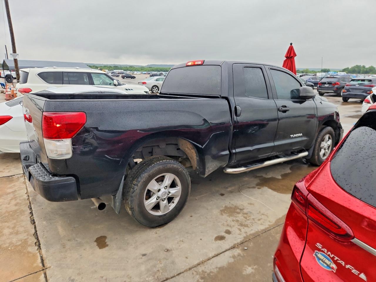 2012 Toyota Tundra Double Cab Sr5 Black vin: 5TFRM5F17CX046686