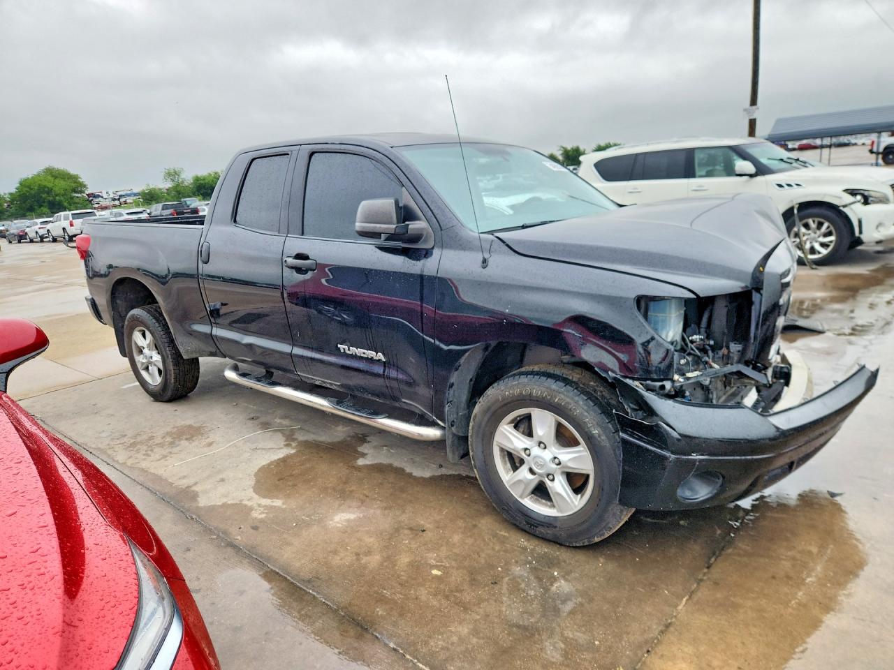 2012 Toyota Tundra Double Cab Sr5 Black vin: 5TFRM5F17CX046686