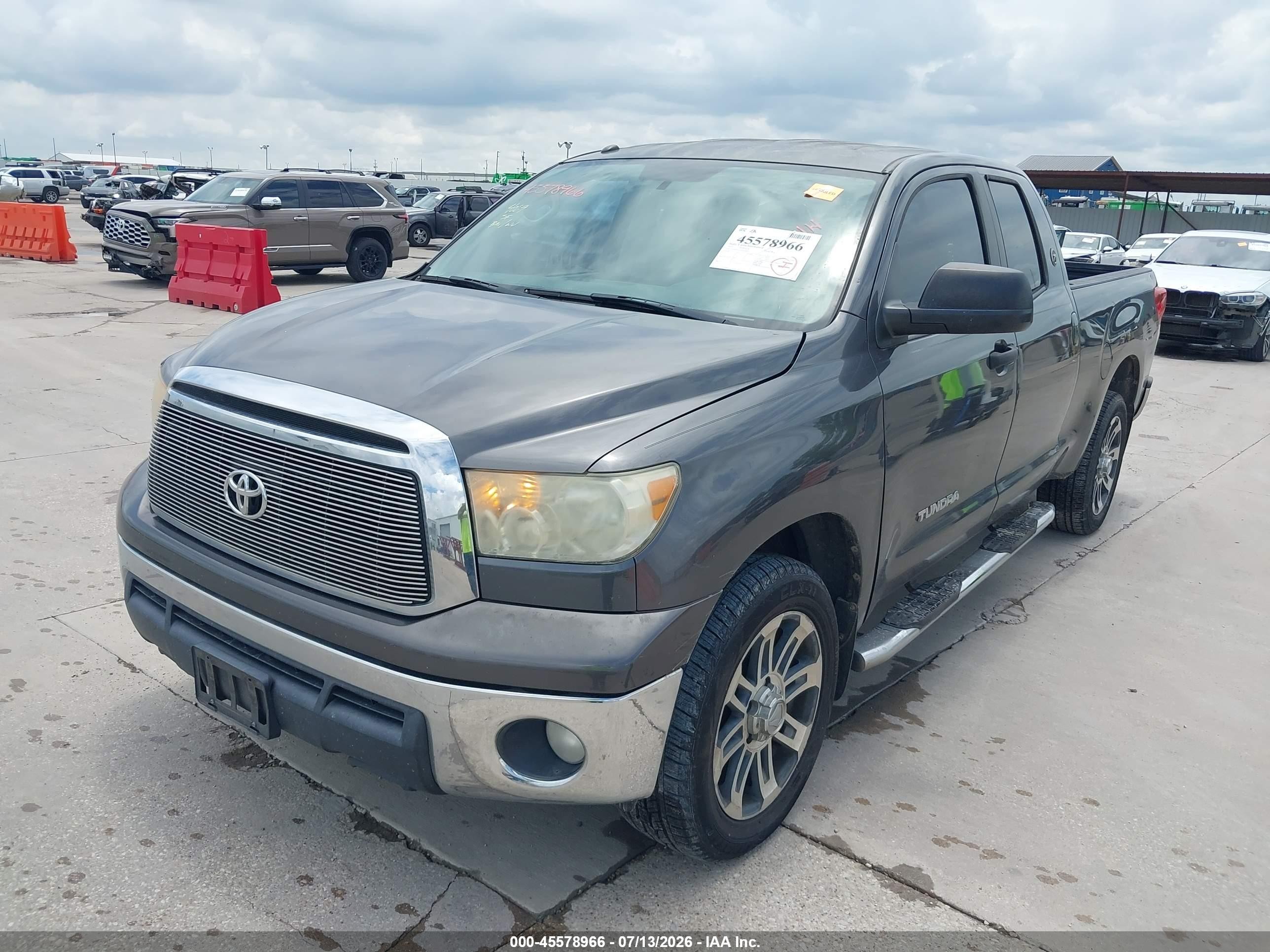 2013 Toyota Tundra Grade 4.6l V8 Gray vin: 5TFRM5F17DX052893