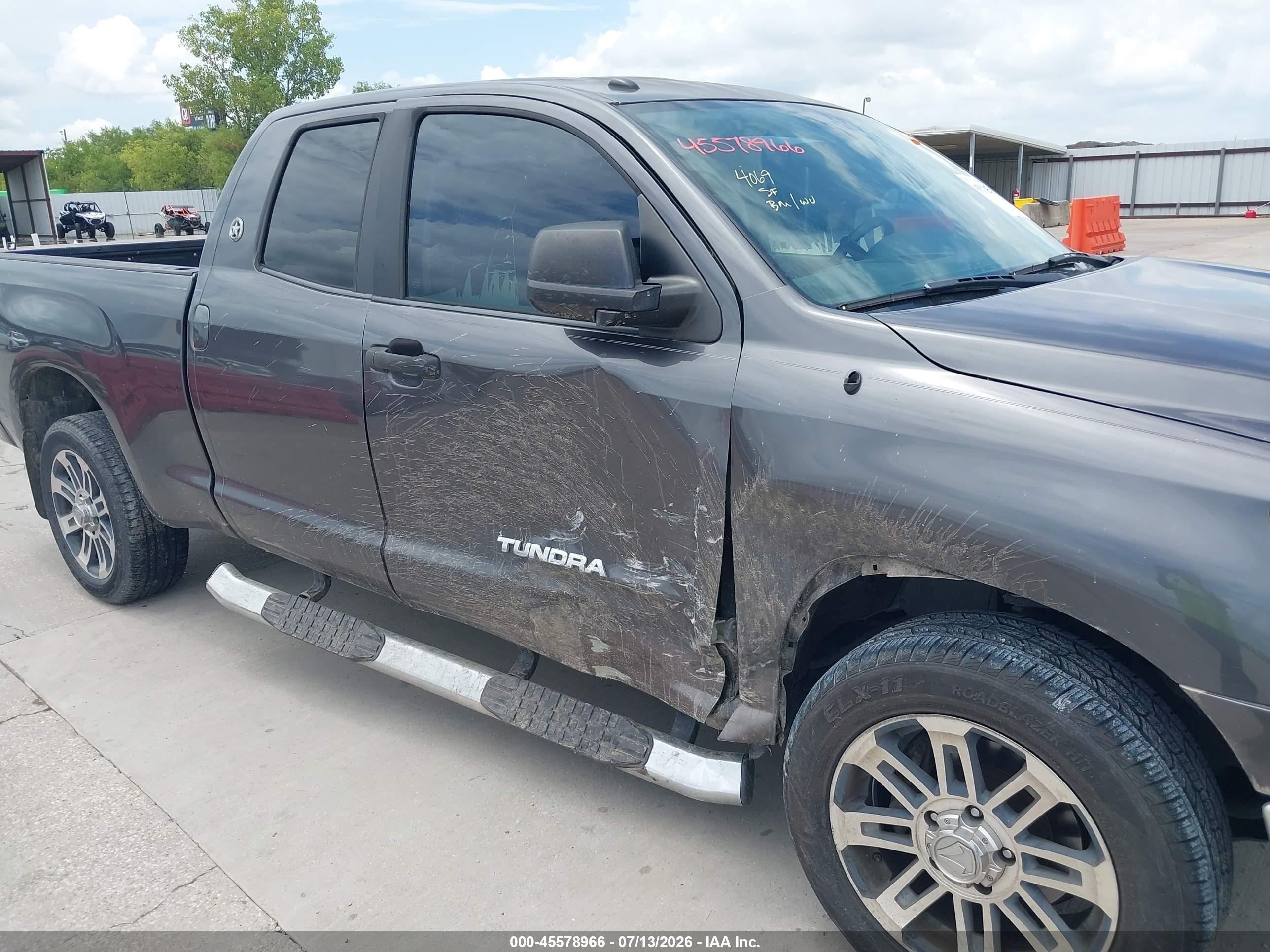 2013 Toyota Tundra Grade 4.6l V8 Gray vin: 5TFRM5F17DX052893