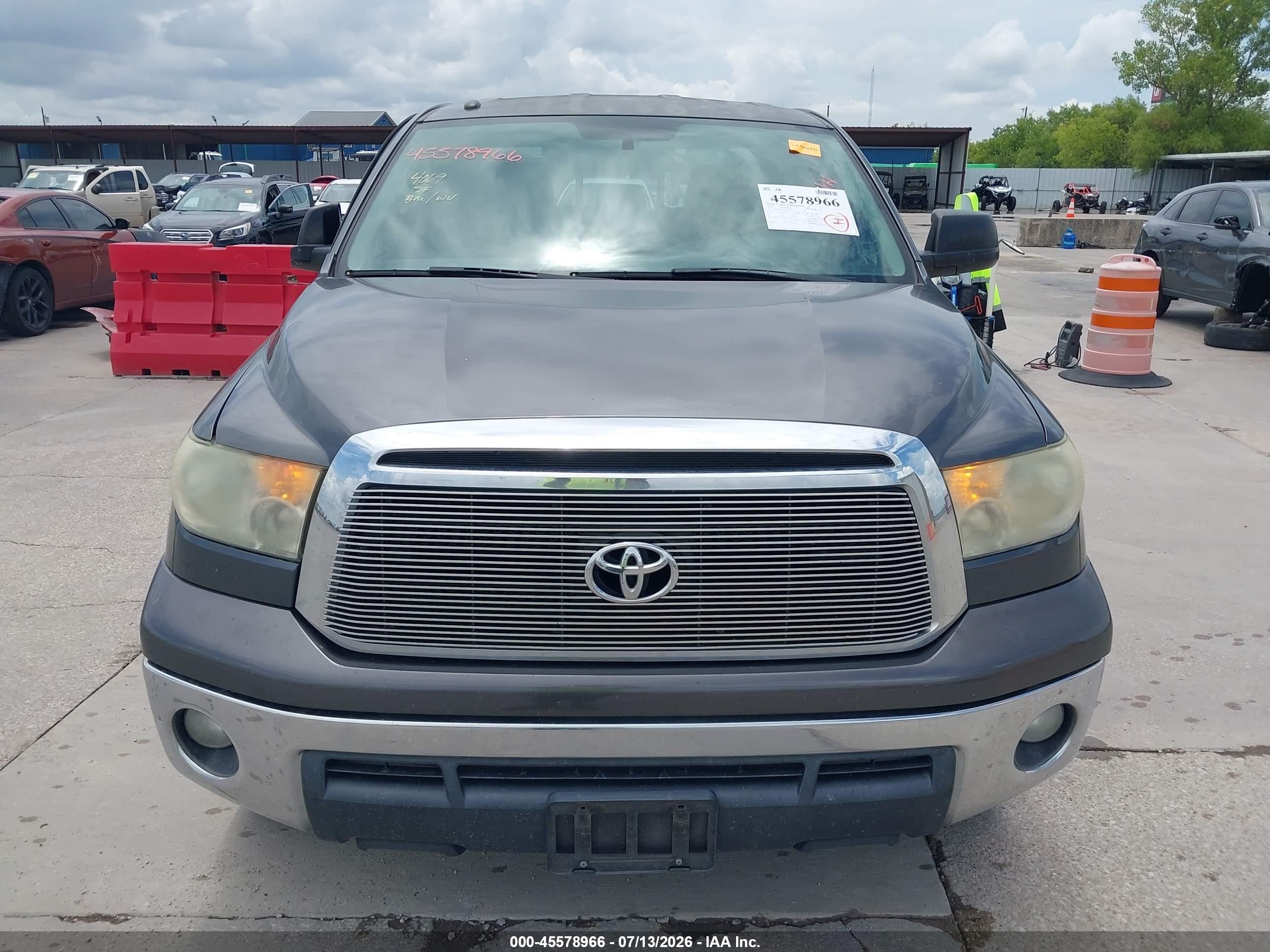 2013 Toyota Tundra Grade 4.6l V8 Gray vin: 5TFRM5F17DX052893