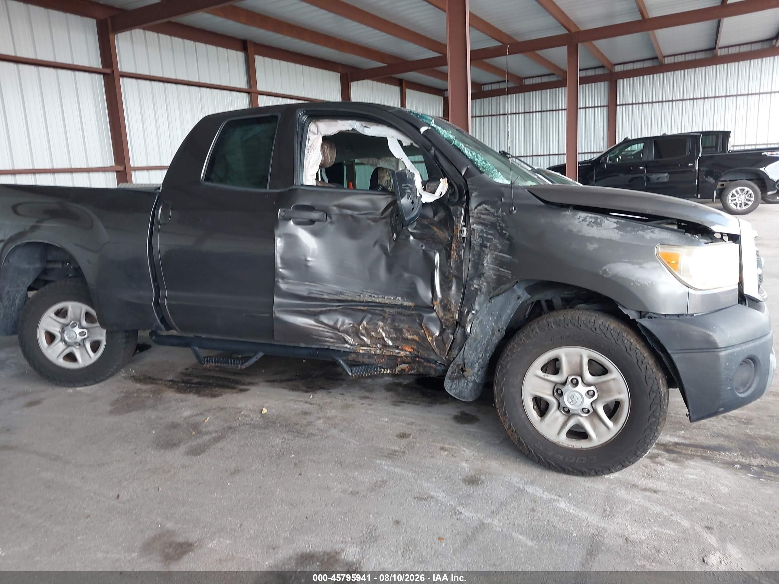 2013 Toyota Tundra Grade 4.6l V8 Gray vin: 5TFRM5F17DX066910