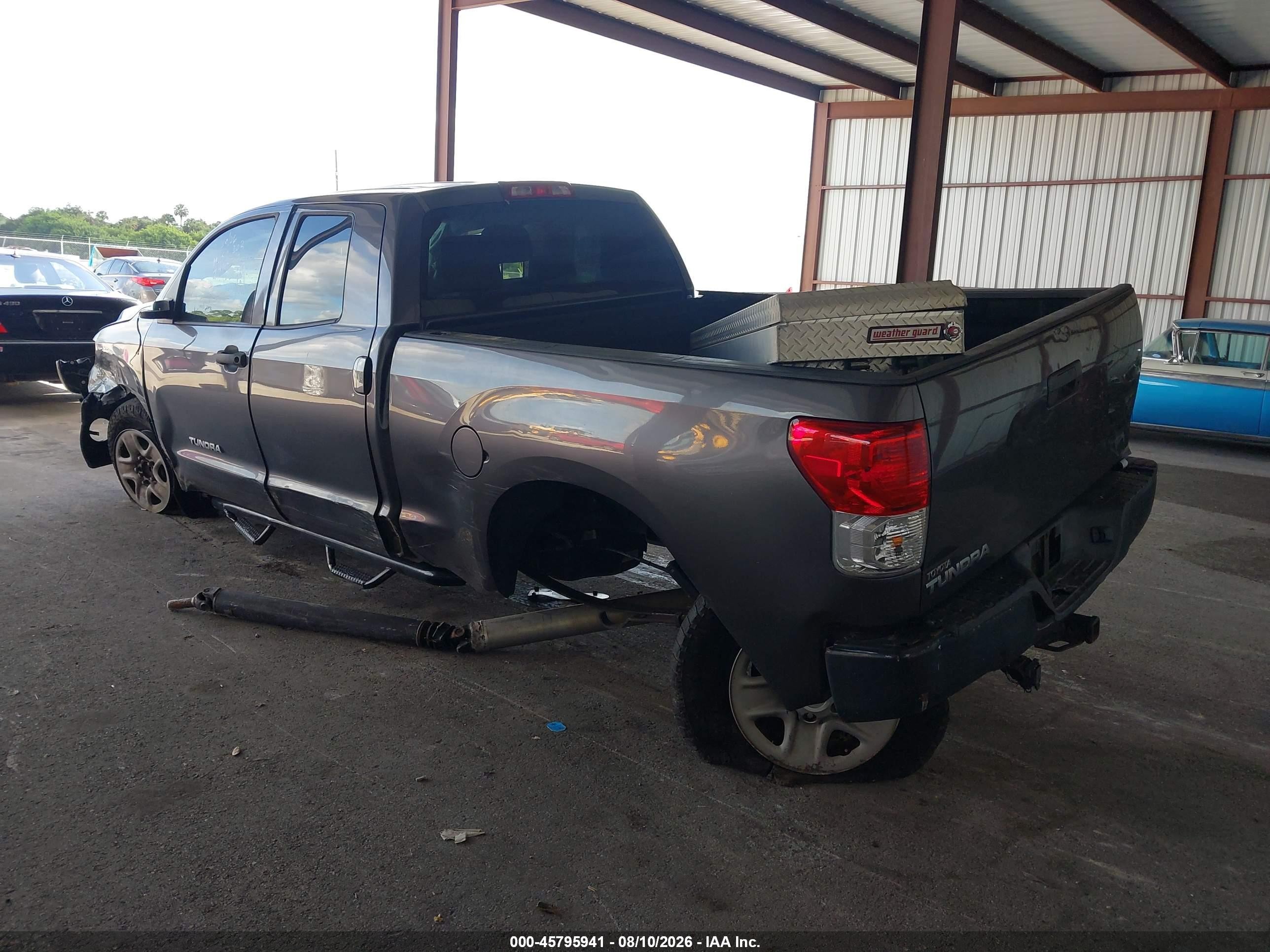 2013 Toyota Tundra Grade 4.6l V8 Gray vin: 5TFRM5F17DX066910