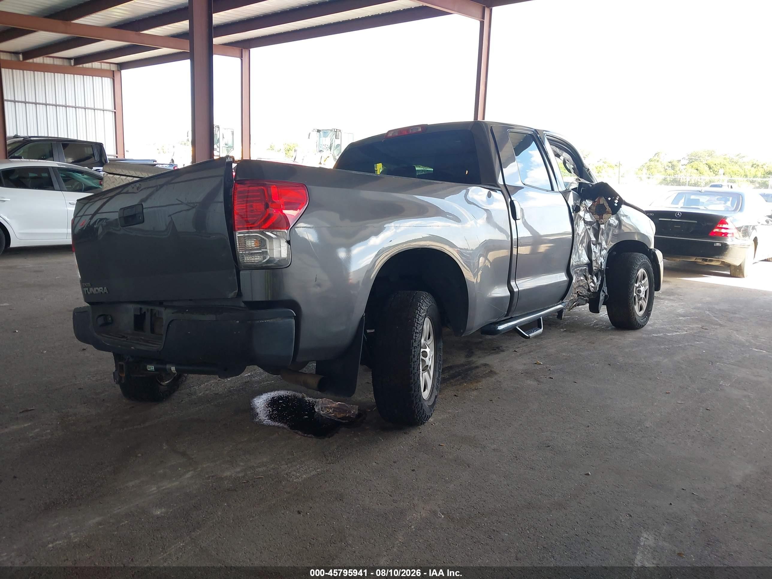 2013 Toyota Tundra Grade 4.6l V8 Gray vin: 5TFRM5F17DX066910