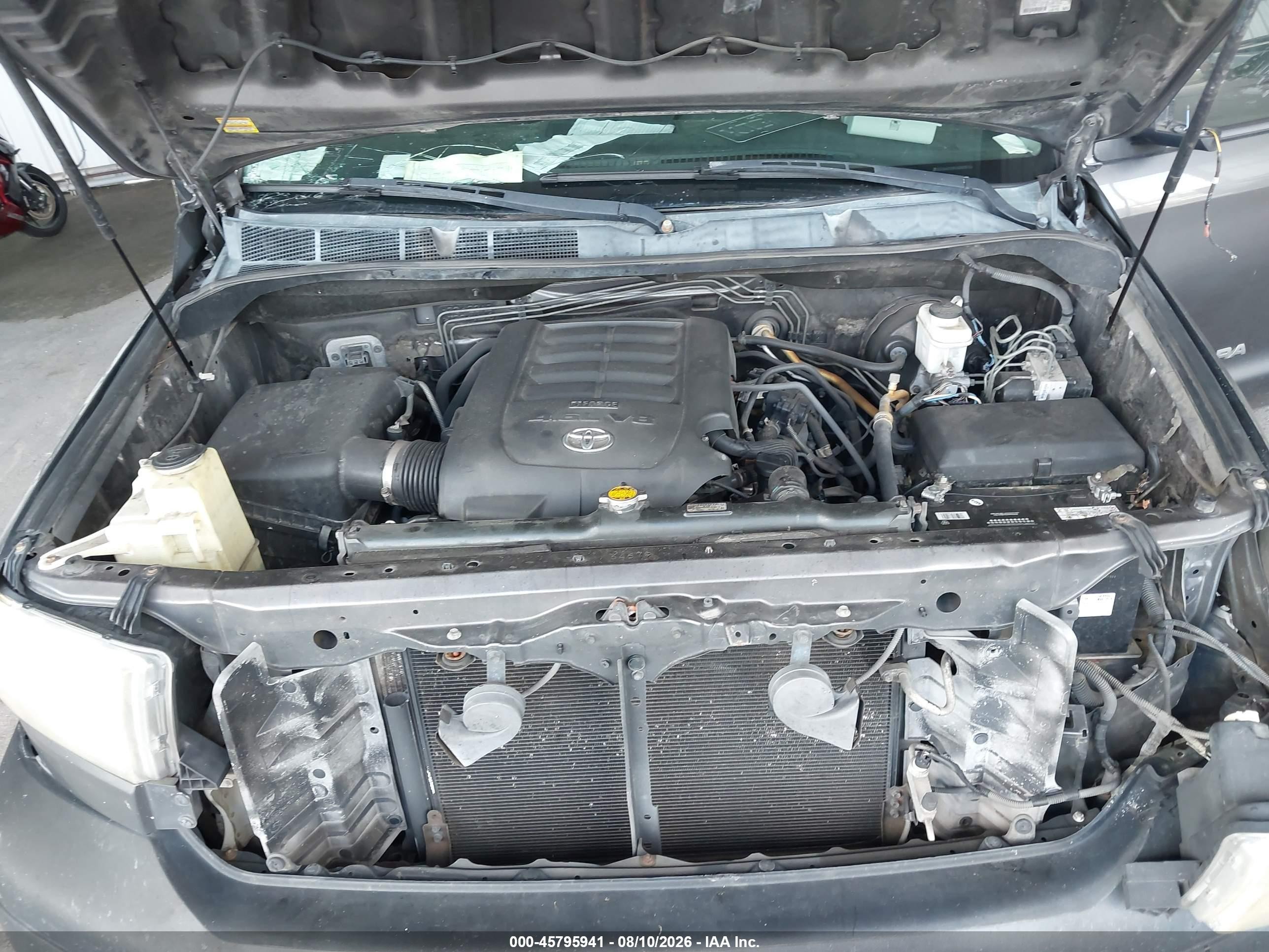 2013 Toyota Tundra Grade 4.6l V8 Gray vin: 5TFRM5F17DX066910