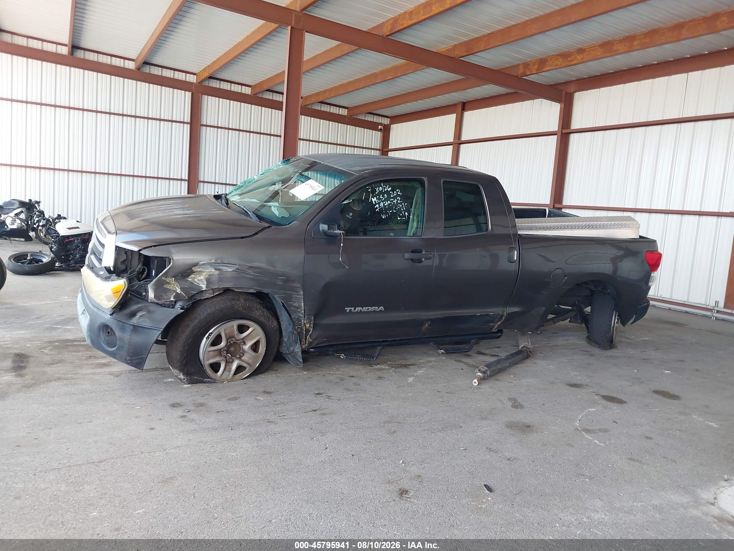 2013 Toyota Tundra Grade 4.6l V8 Gray vin: 5TFRM5F17DX066910