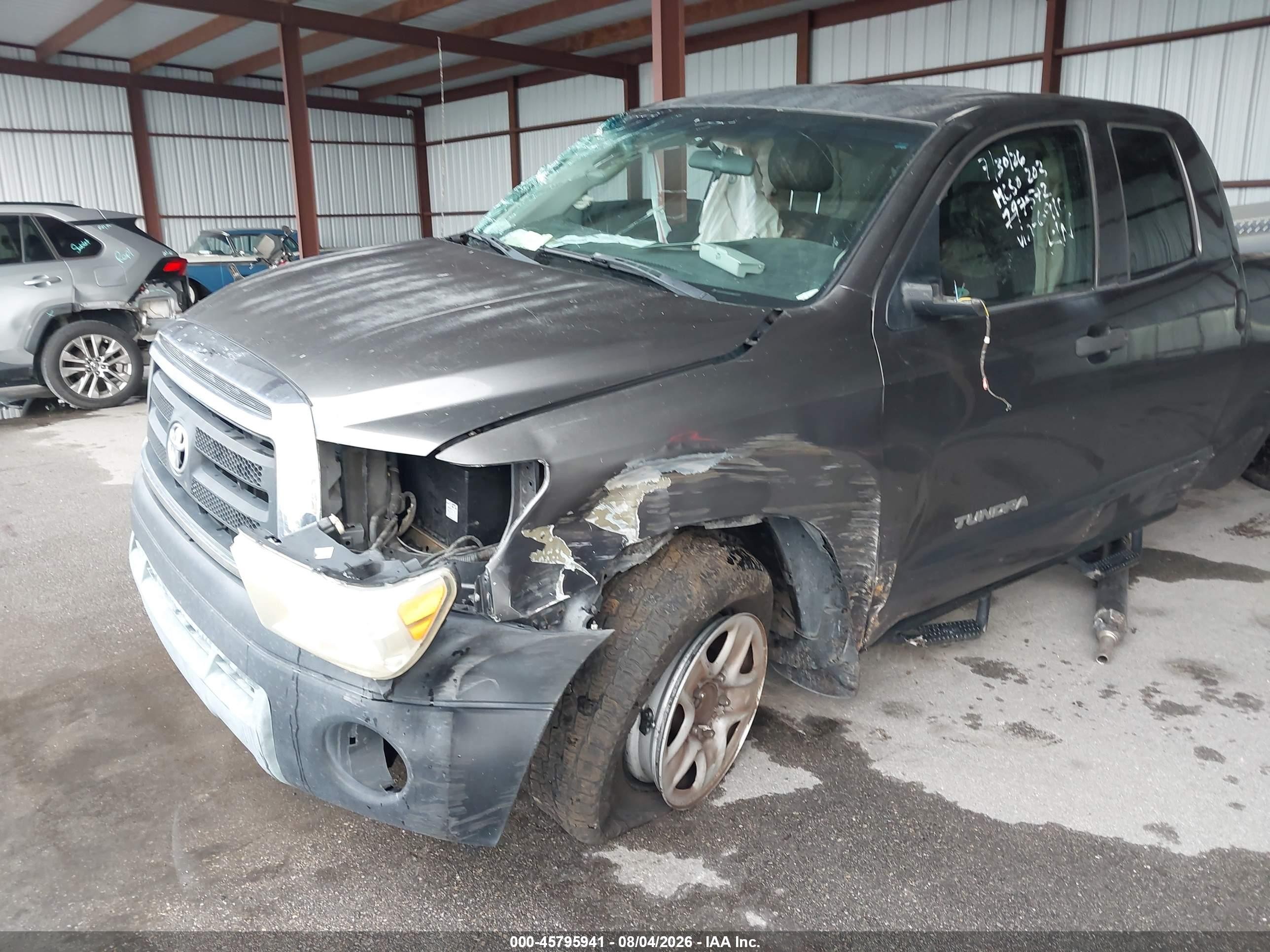 2013 Toyota Tundra Grade 4.6l V8 Gray vin: 5TFRM5F17DX066910