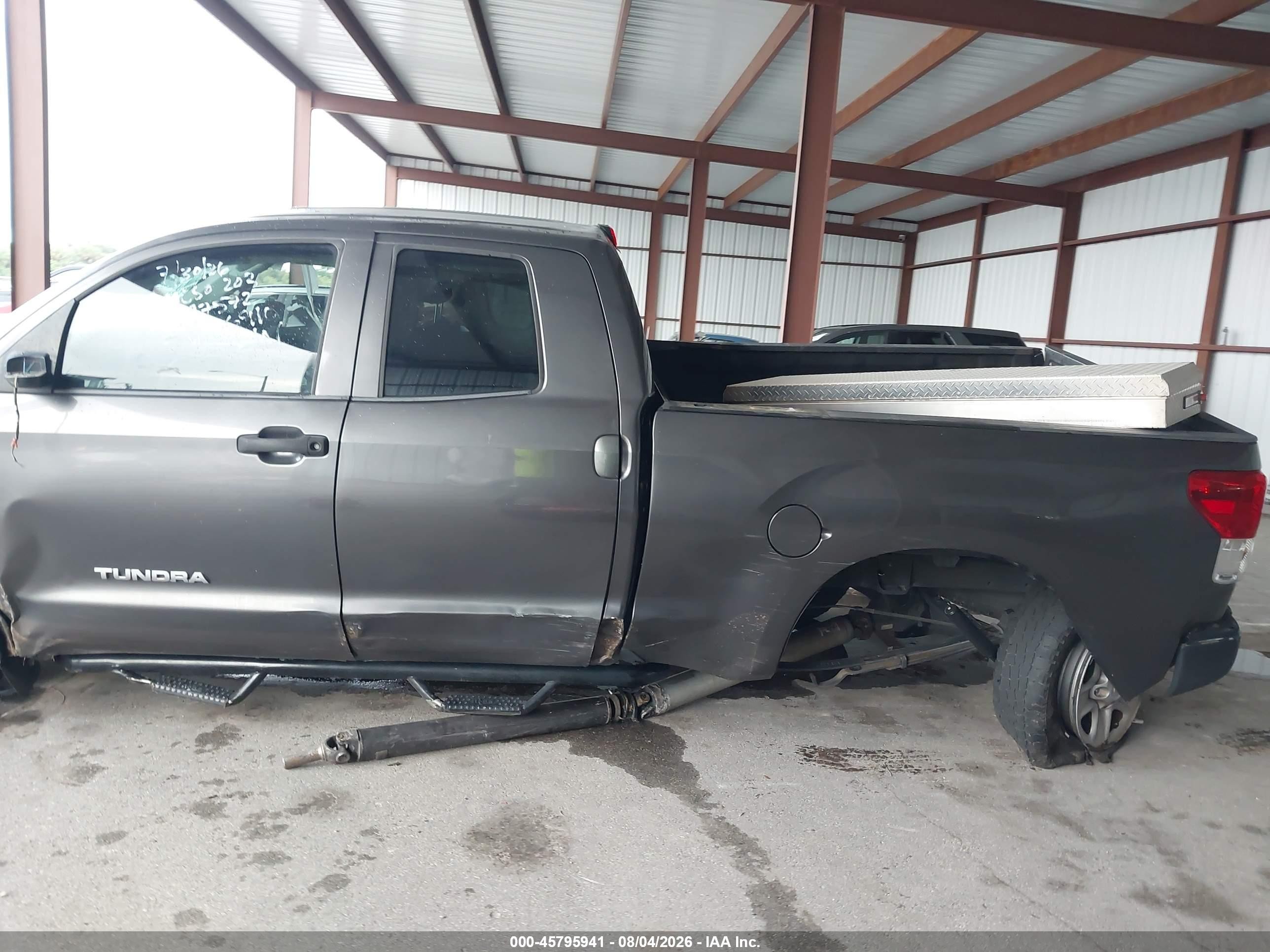 2013 Toyota Tundra Grade 4.6l V8 Gray vin: 5TFRM5F17DX066910