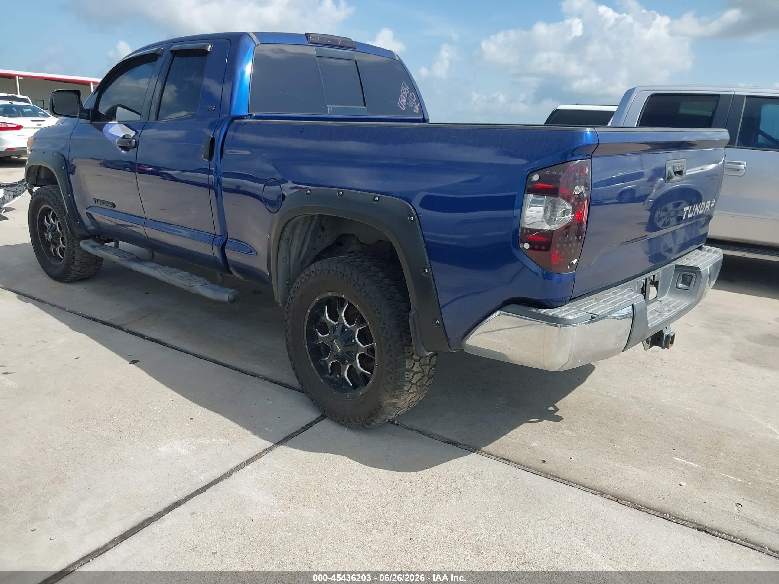 2014 Toyota Tundra Sr5 4.6l V8 Blue vin: 5TFRM5F17EX080887