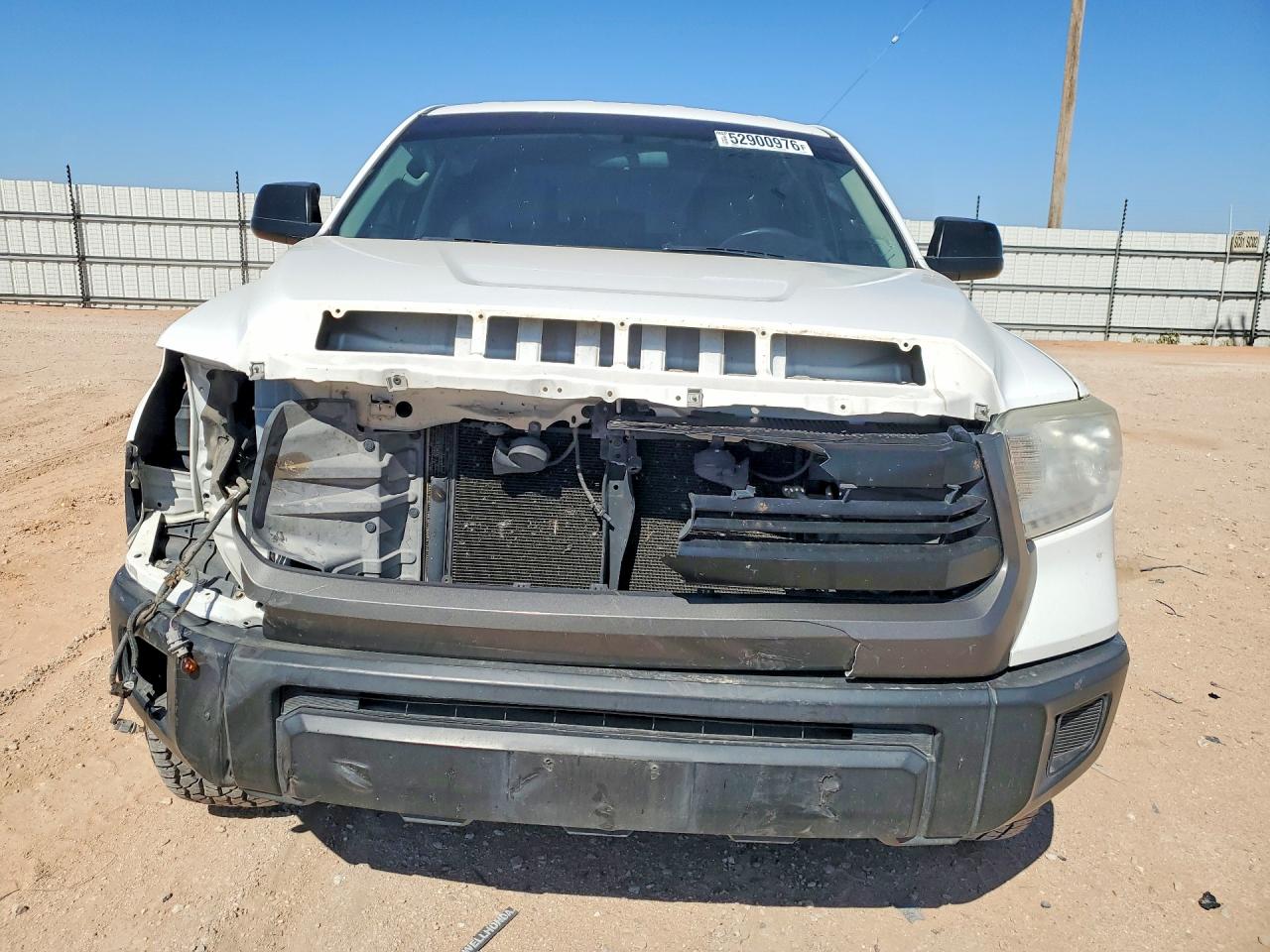 2015 Toyota Tundra Sr White vin: 5TFRM5F17FX090854