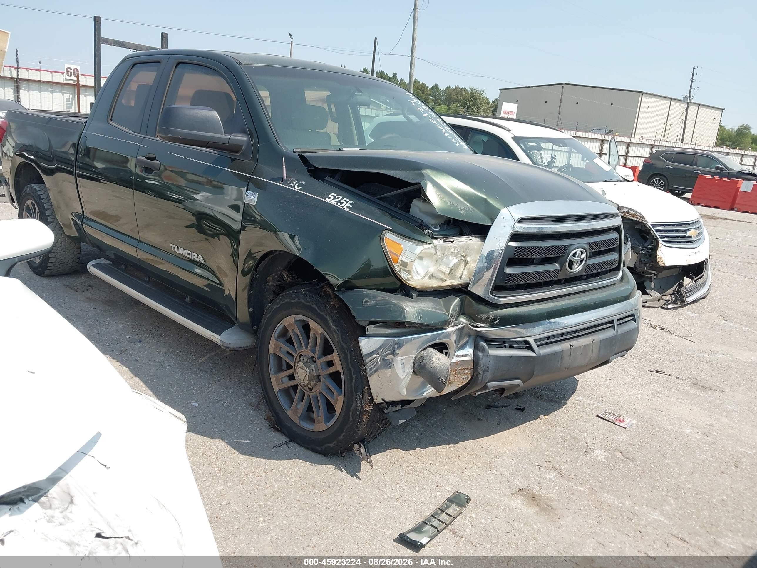 2010 Toyota Tundra Grade 4.6l V8 Green vin: 5TFRM5F18AX007277