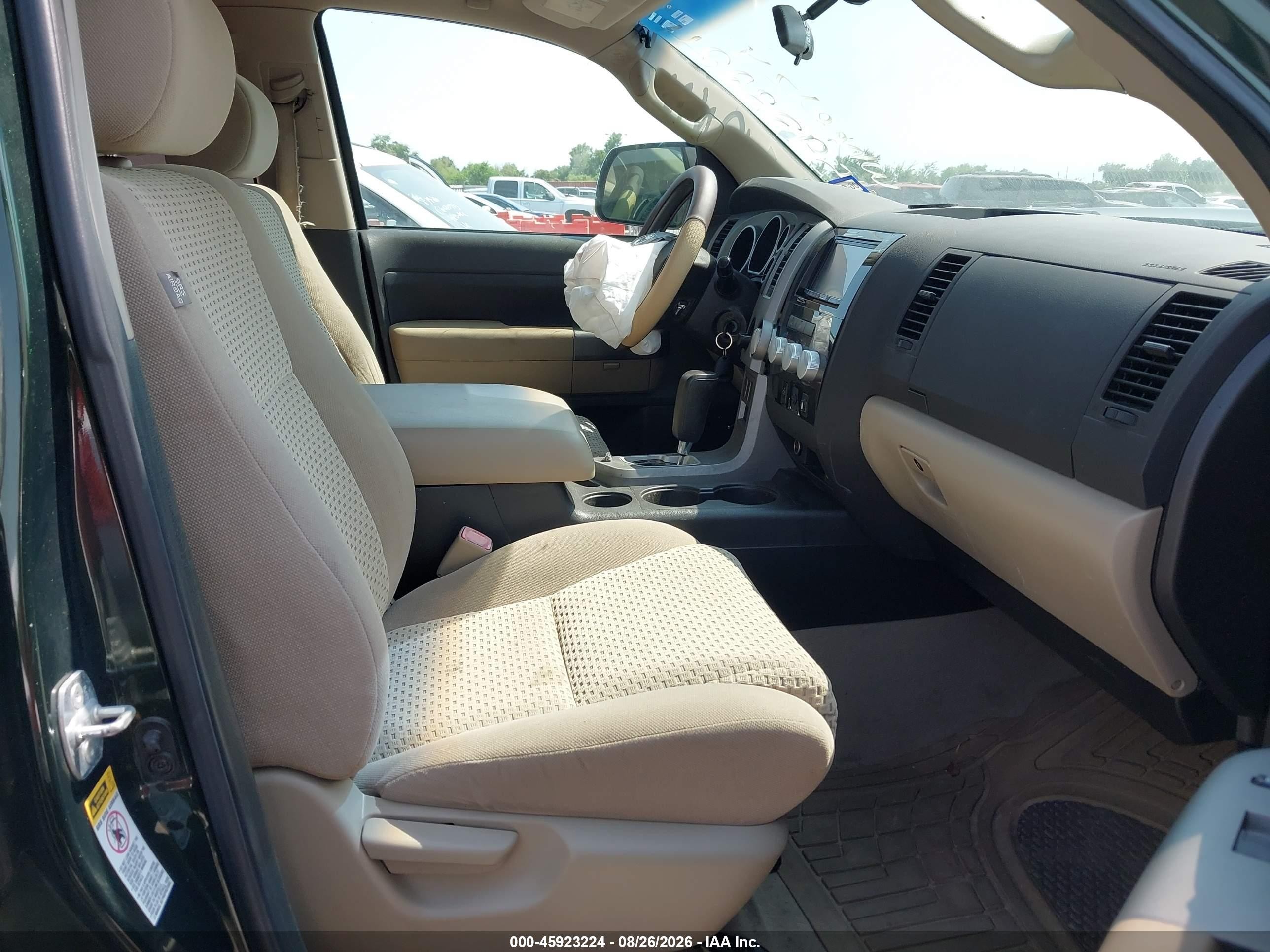 2010 Toyota Tundra Grade 4.6l V8 Green vin: 5TFRM5F18AX007277