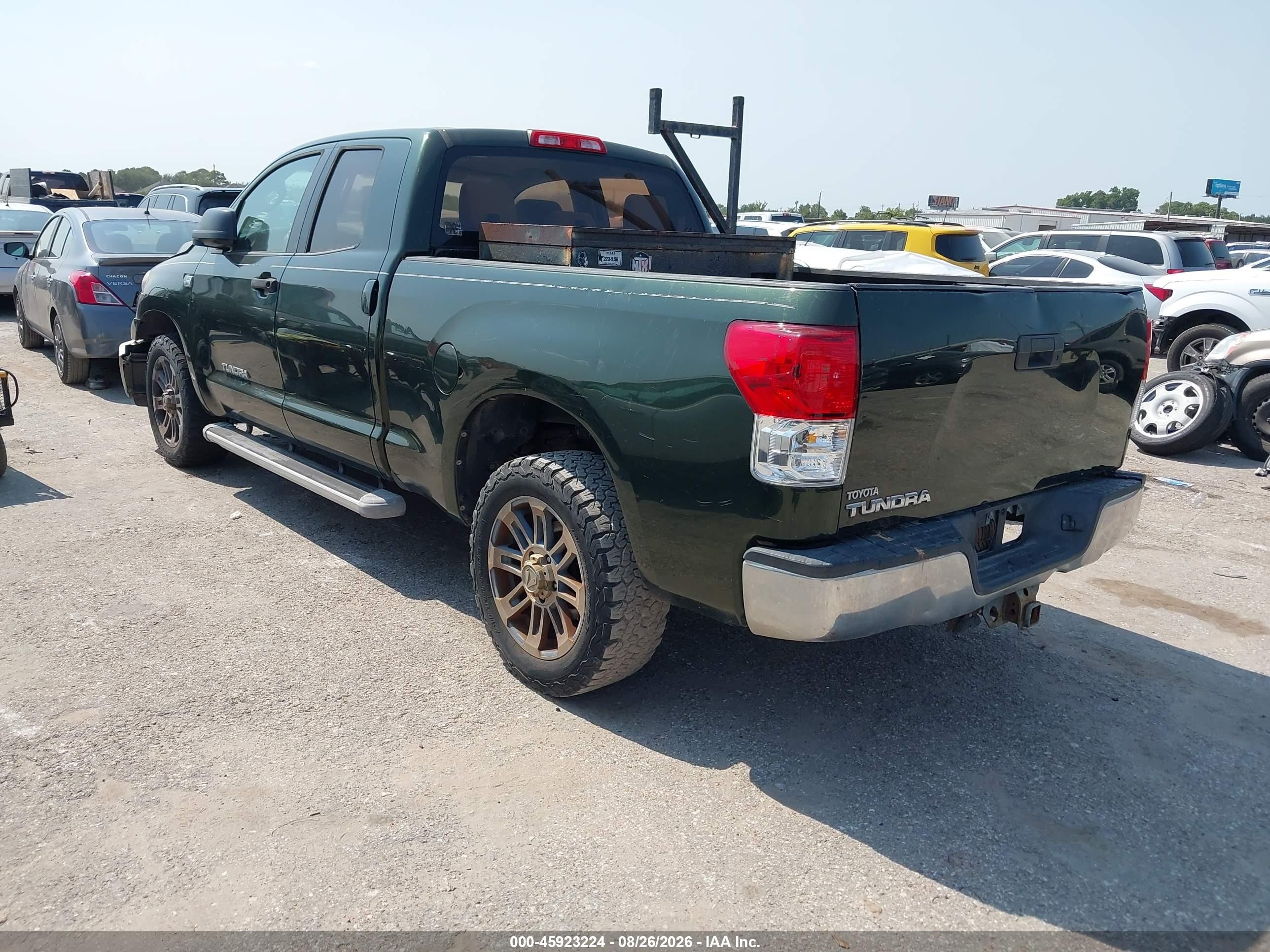 2010 Toyota Tundra Grade 4.6l V8 Green vin: 5TFRM5F18AX007277